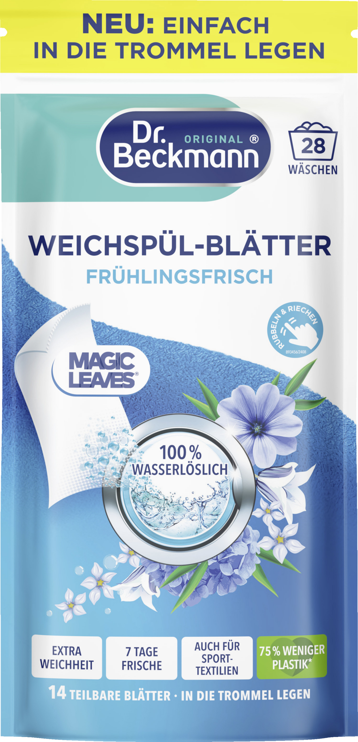 Dr. Beckmann Magic Leaves vaskeark forårsfrisk 28 vaske