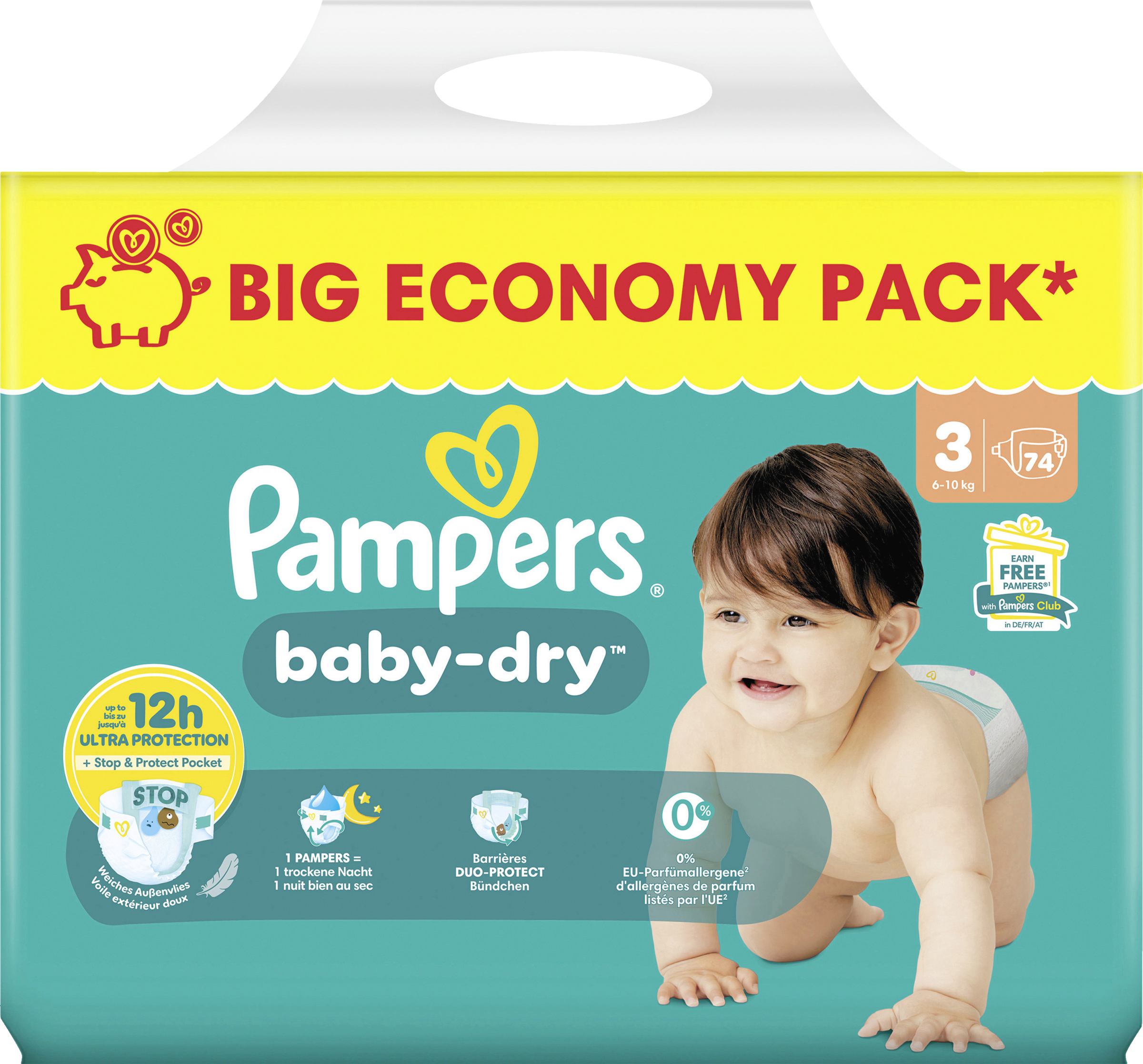 Pampers Baby Dry Midi BigPack bleer str. 3, 6-10 kg