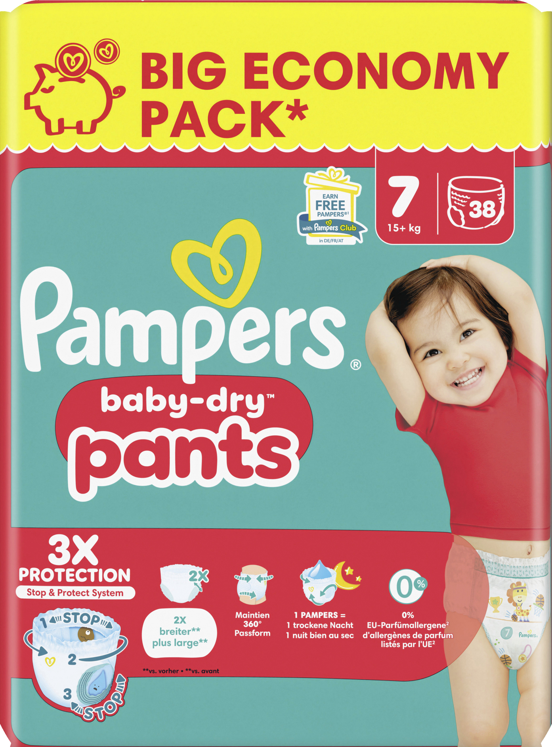 Pampers Baby Dry Pants Extra Large Big Pack bleer str. 7, 15 kg