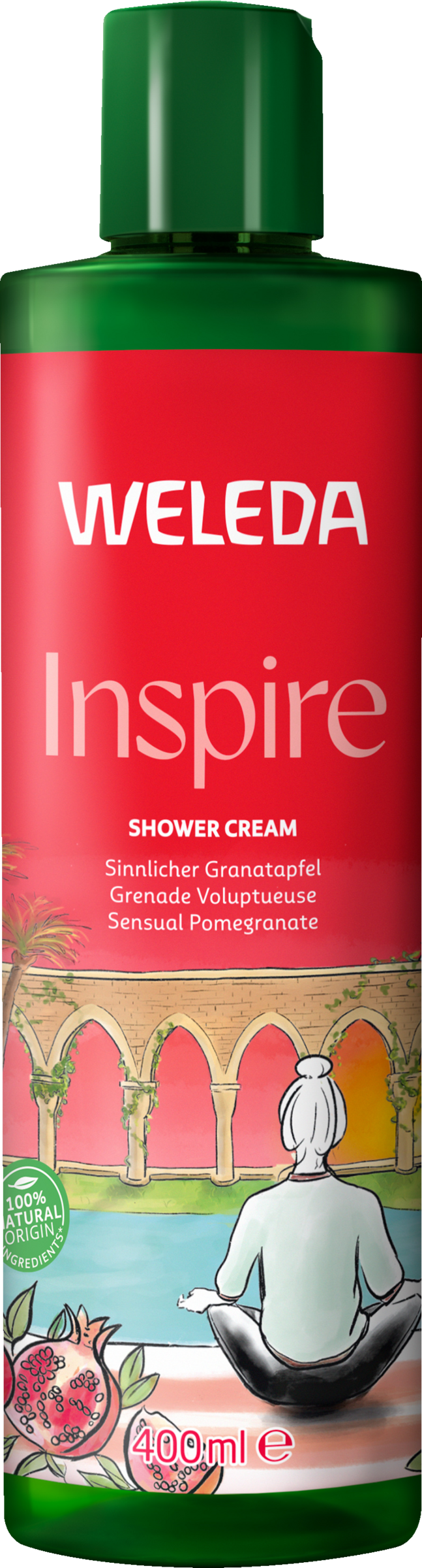 Weleda Inspire Shower Cream med granatæble