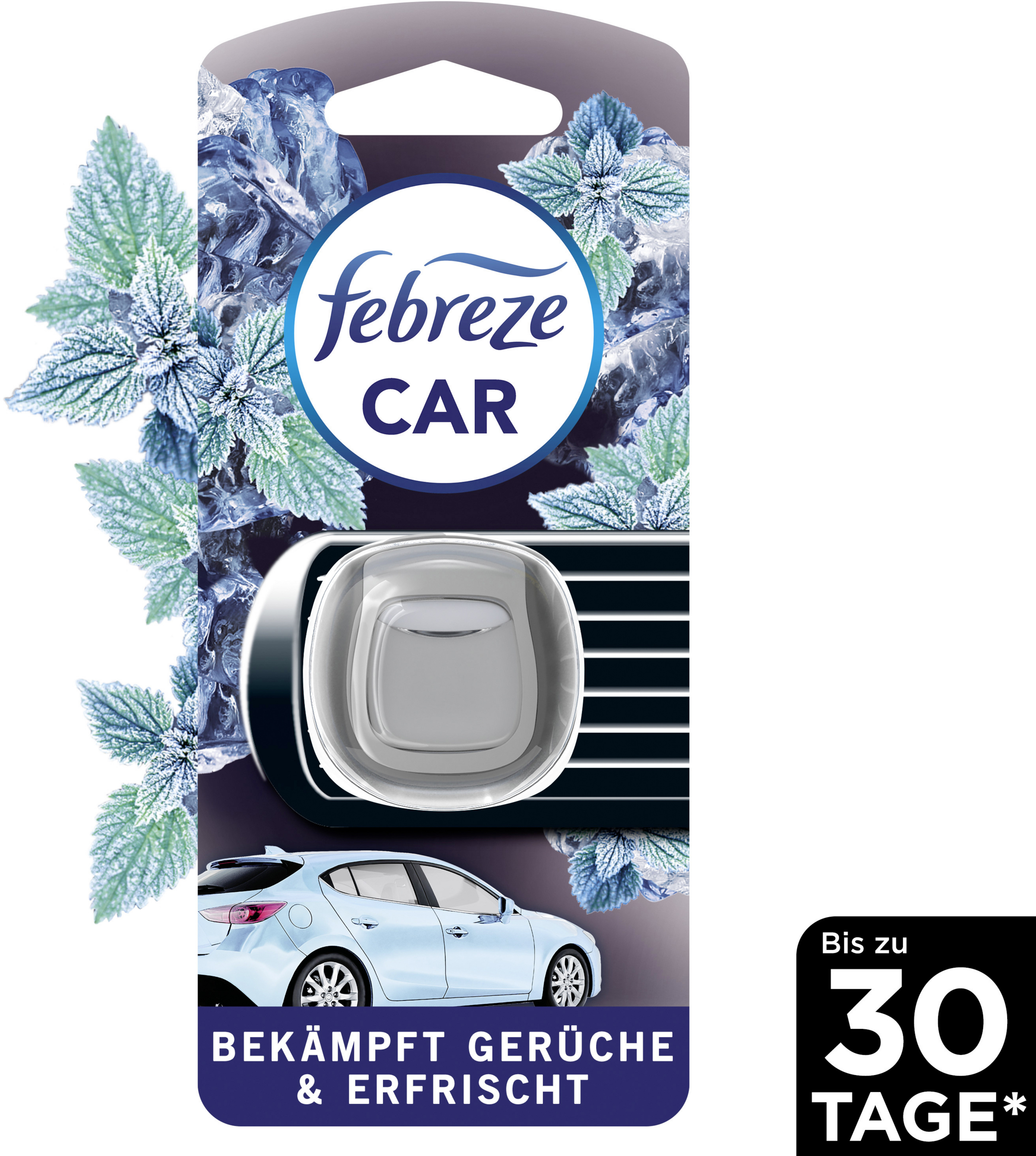 febreze Car Teak og blå mynte