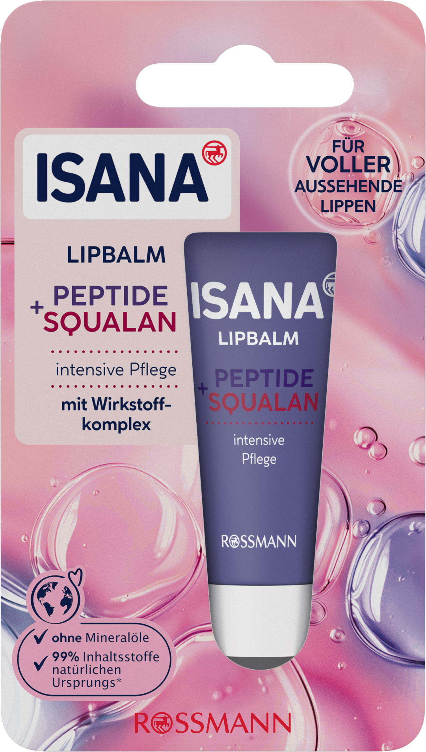 ISANA Læbepomade med peptider og squalane 10 ml