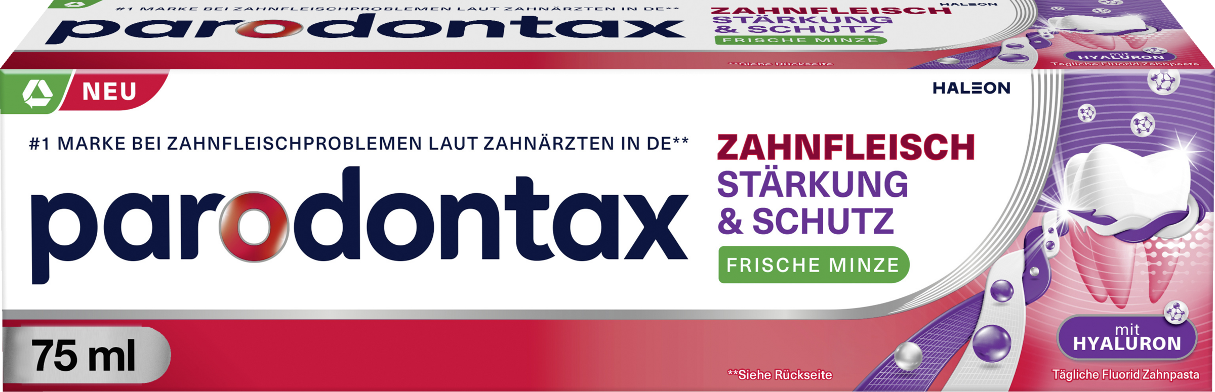 Parodontax Tandpasta til styrkelse og beskyttelse af tandkødet