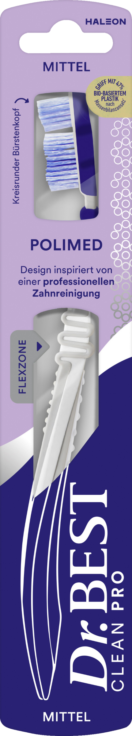 Dr.BEST Polimed-tandbørste medium