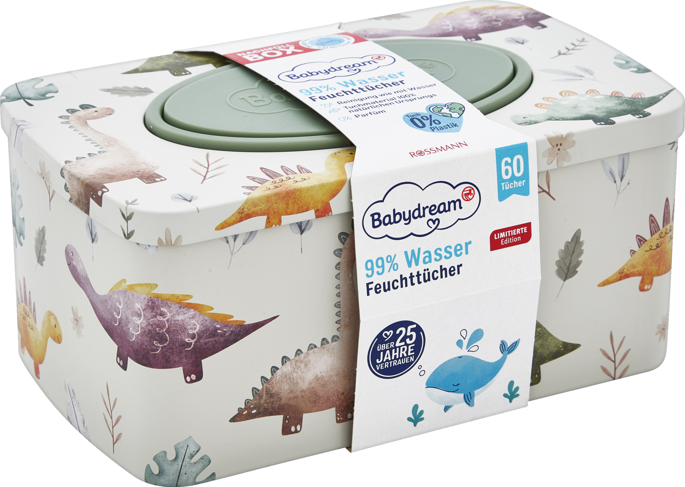Babydream Vådservietter med 99 % vand LE metalæske
