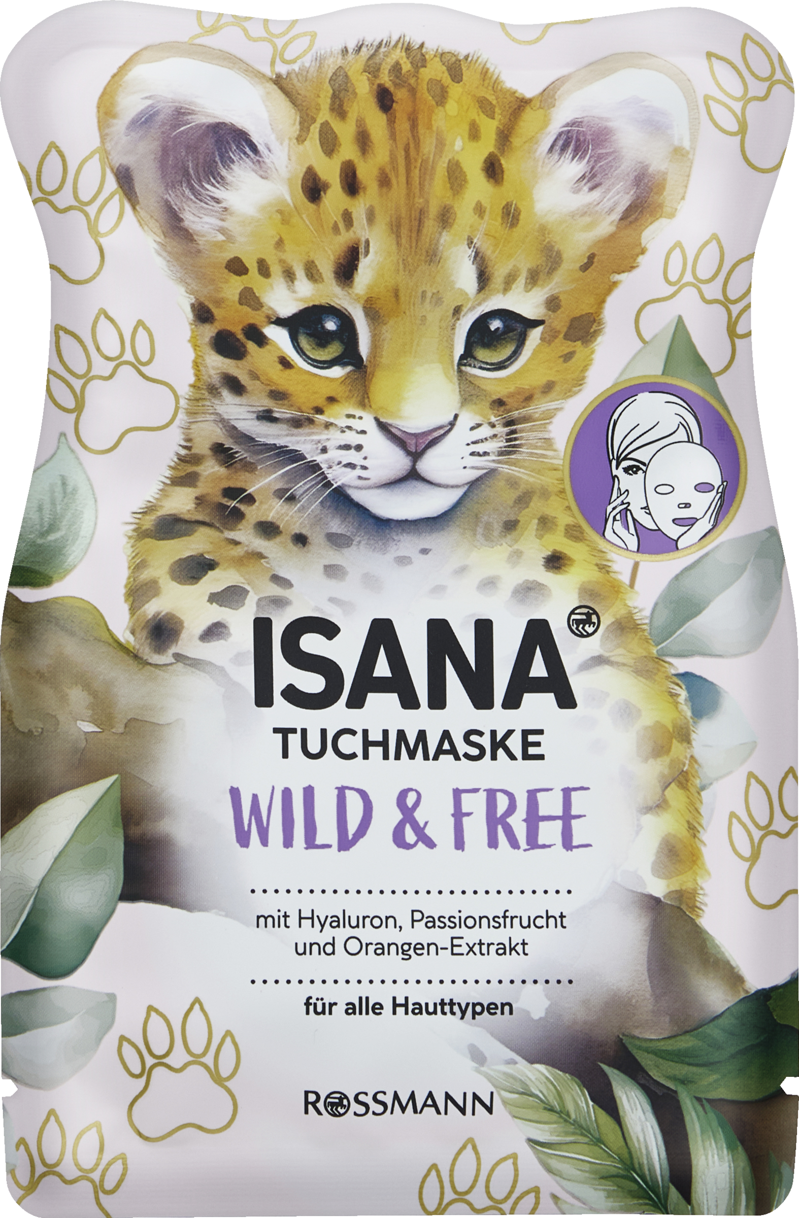 ISANA Sheet-Maske Leopard Wild & Free