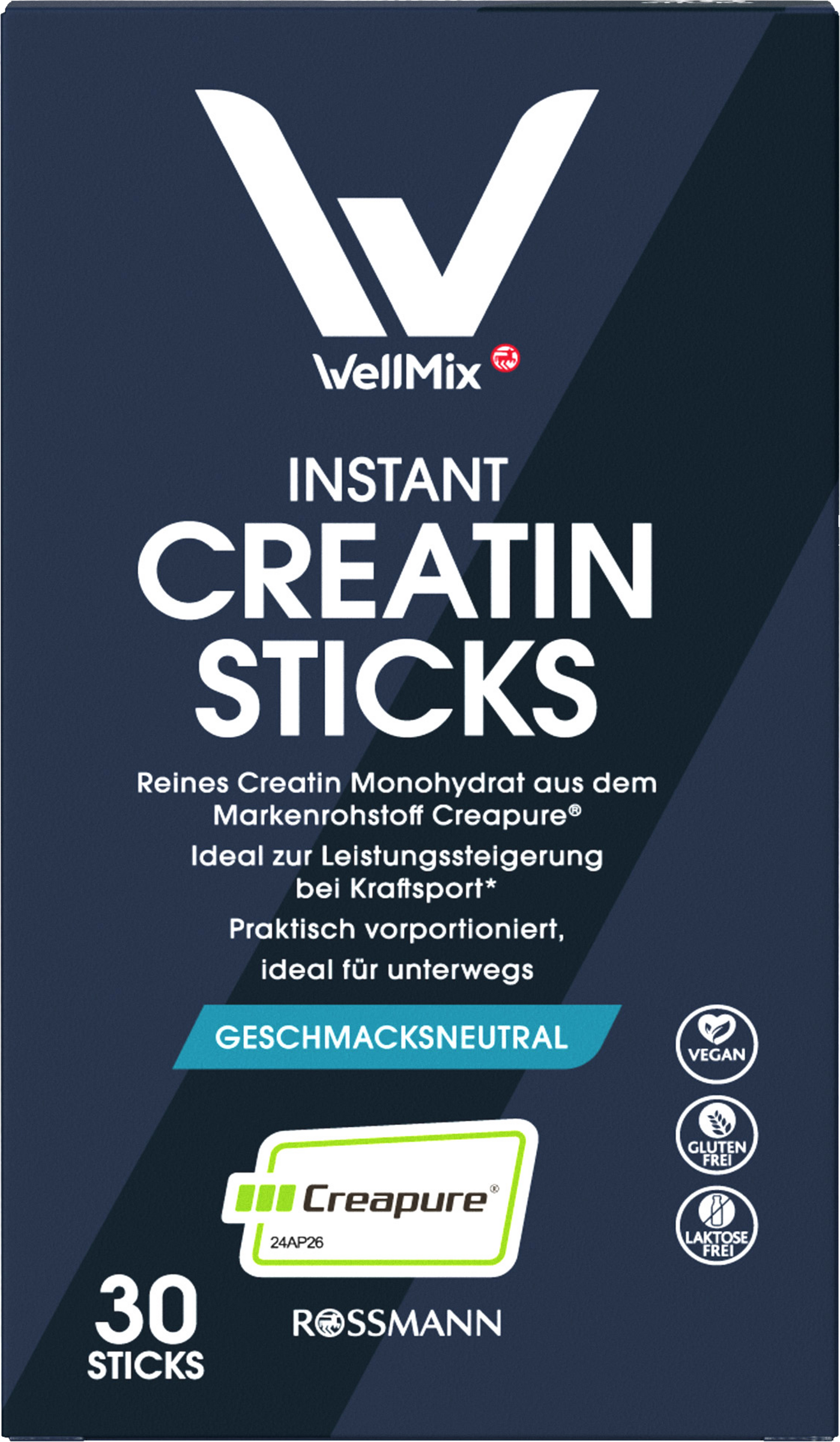 WellMix Instant Creatin Sticks (30 Sticks)
