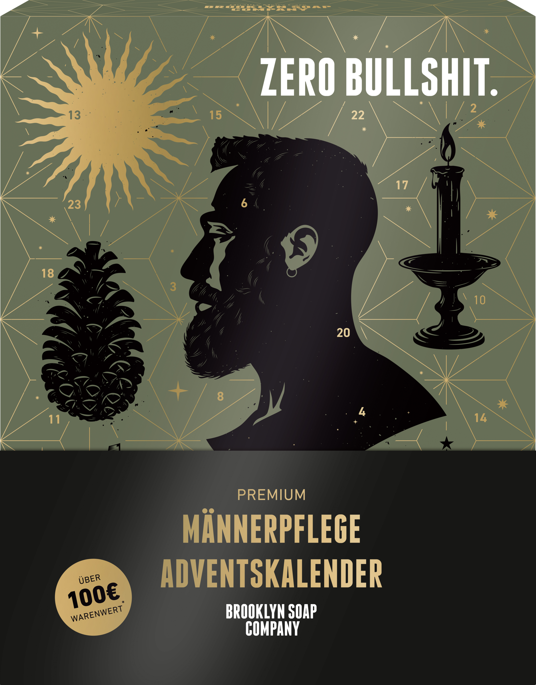 Brooklyn Soap Company Premium pleje til mænd Julekalender 2025