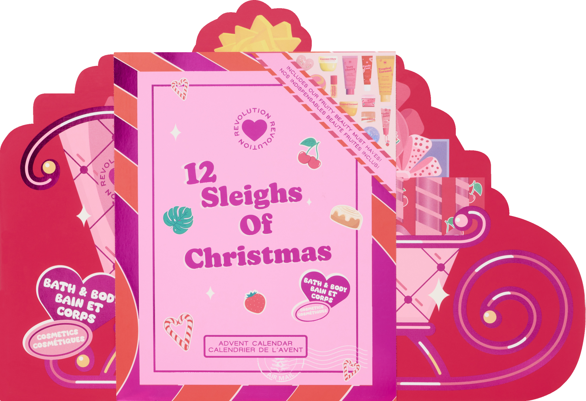 Revolution I Heart Revolution Julekalender med 12 slæder 2025