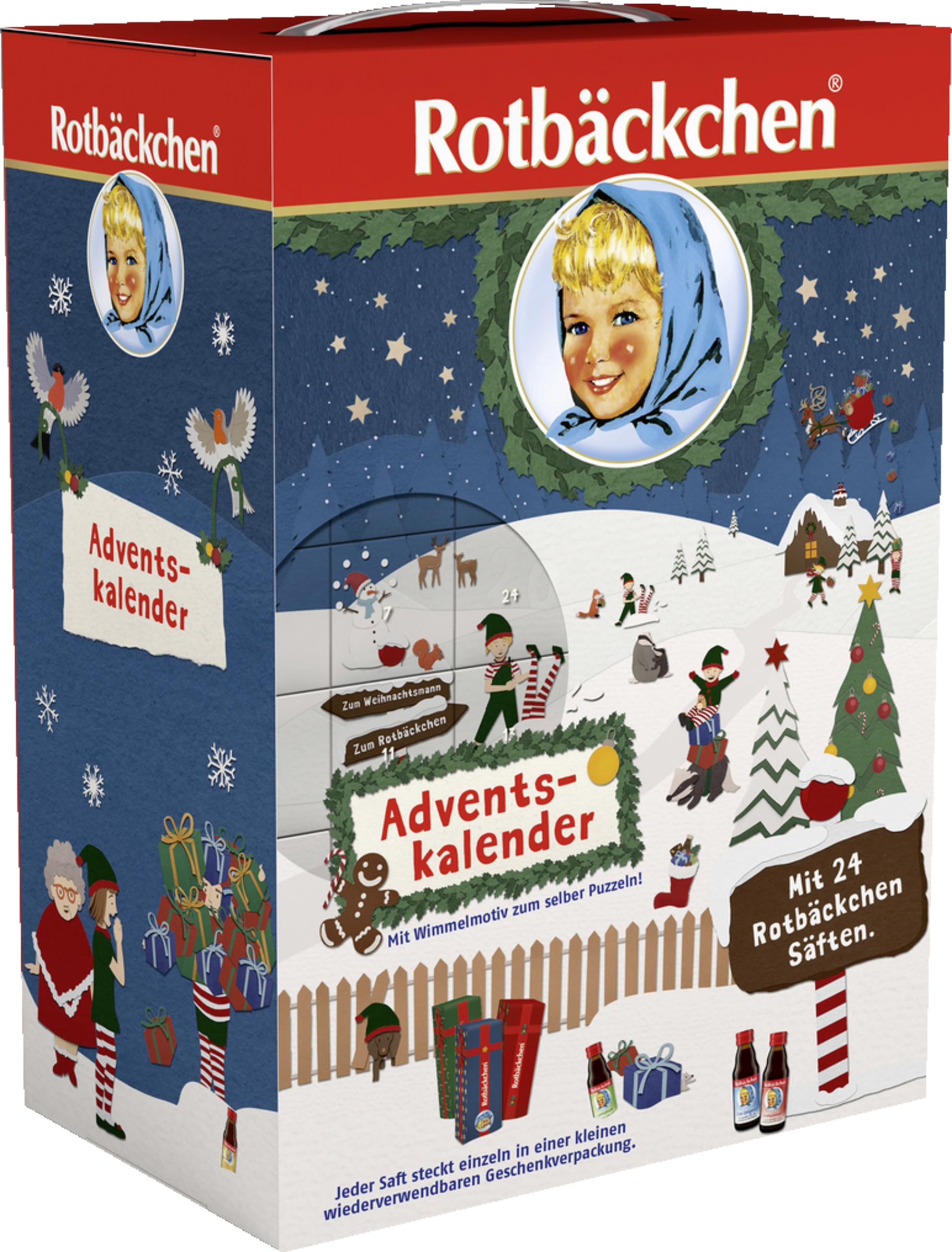 Rotbäckchen Julekalender 2025