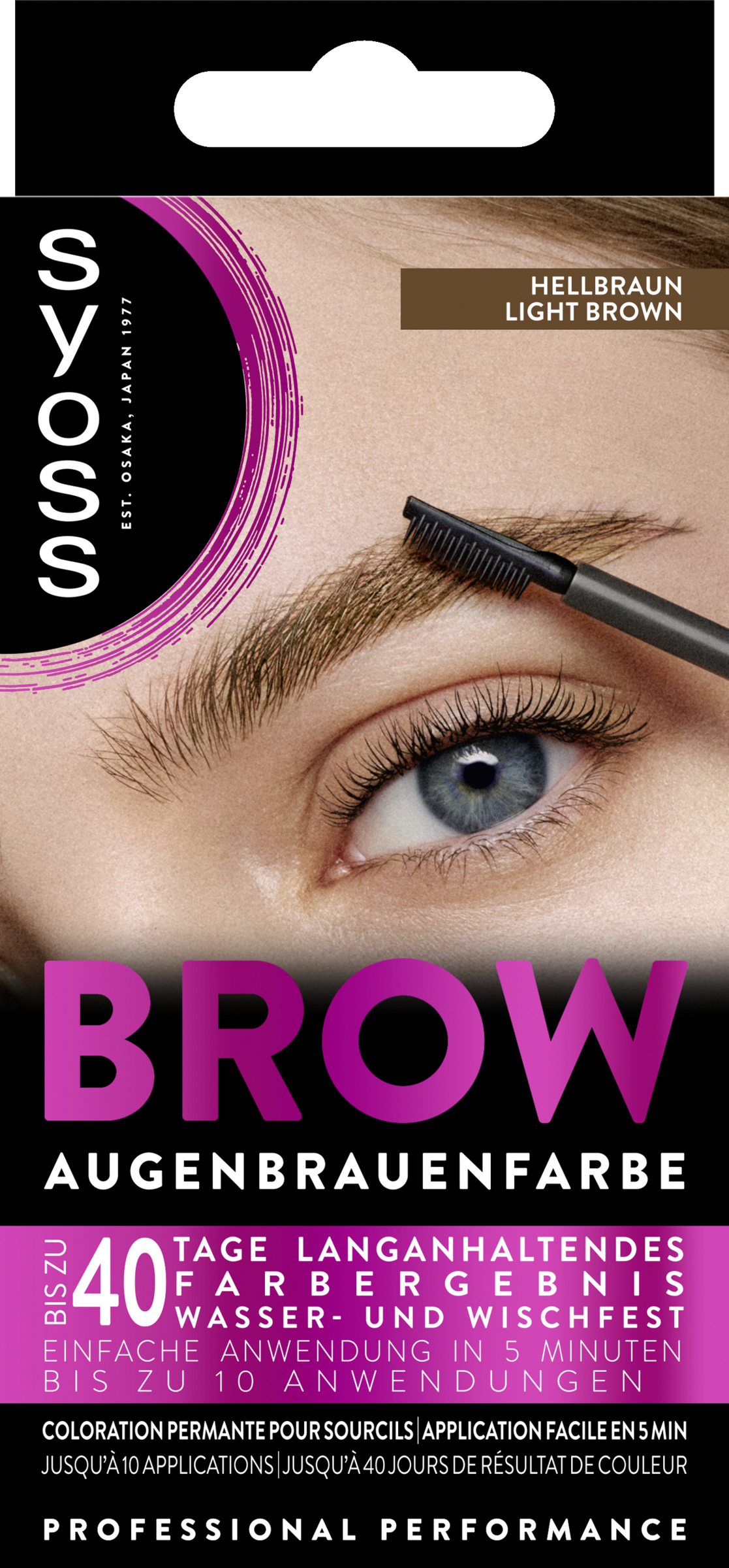 Syoss Øjenbrynssæt lysebrun 5-1