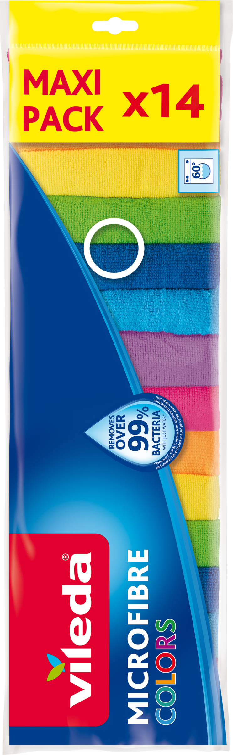 Vileda Mikrofiber Colors Megapack 14 stk.