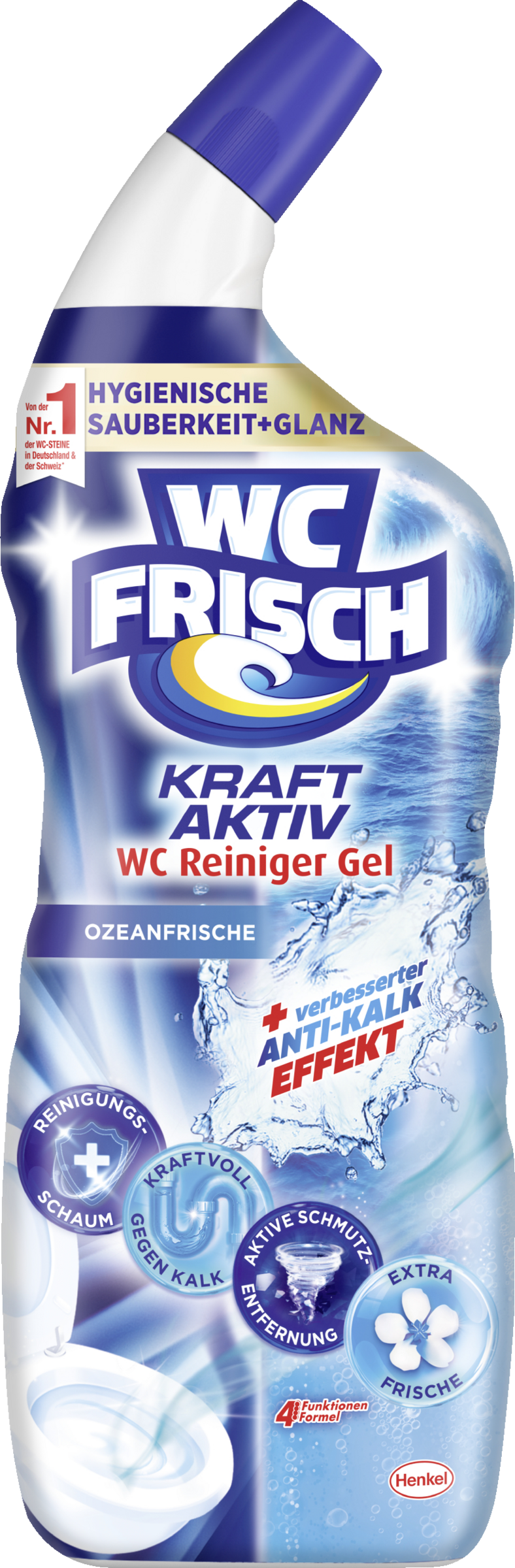 WC FRISCH Power Active Toiletrens Gel Ocean Fresh