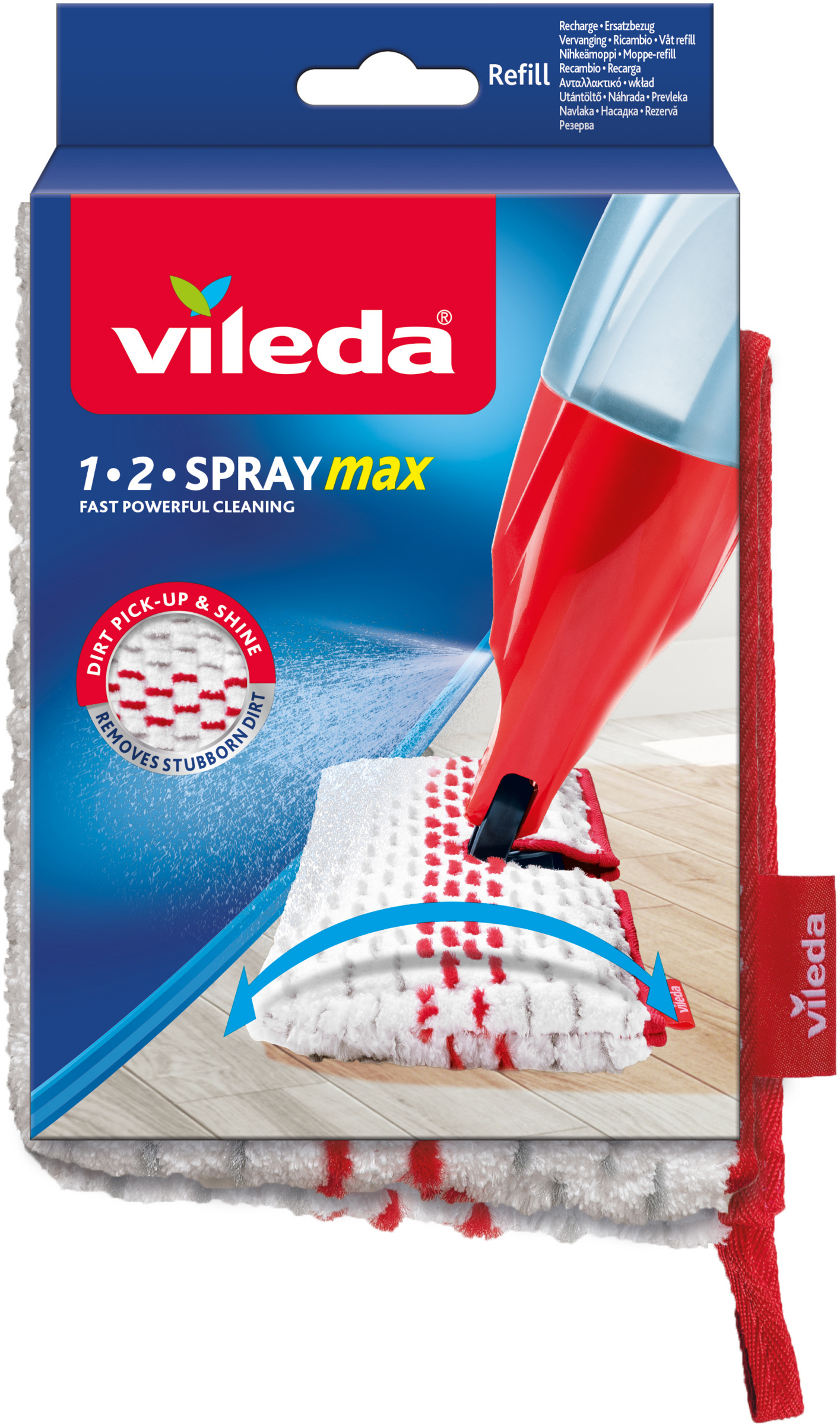 Vileda Udskiftningsbetræk 1-2 Spray Max spraymopper