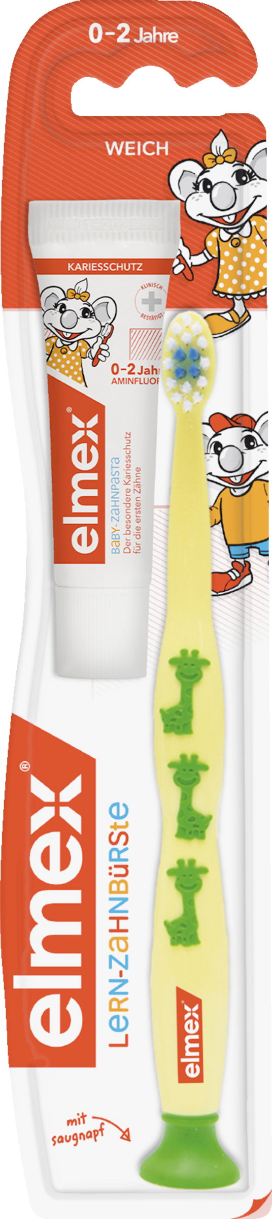 elmex Blød træningstandbørste fra 0-2 år