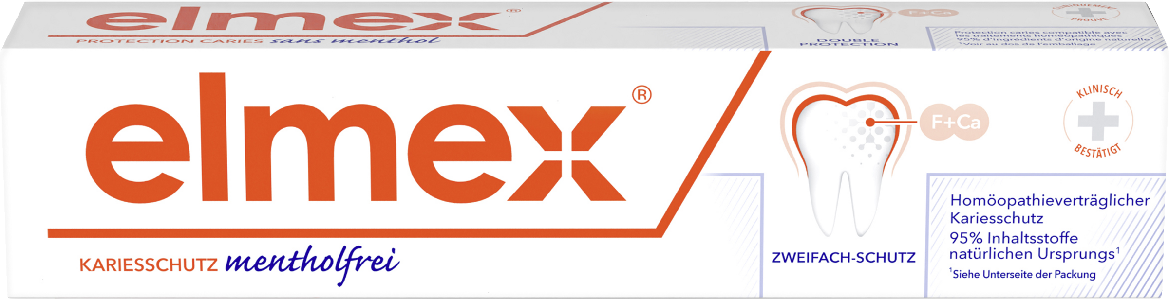 elmex Kariesbeskyttelse mentolfri tandpasta