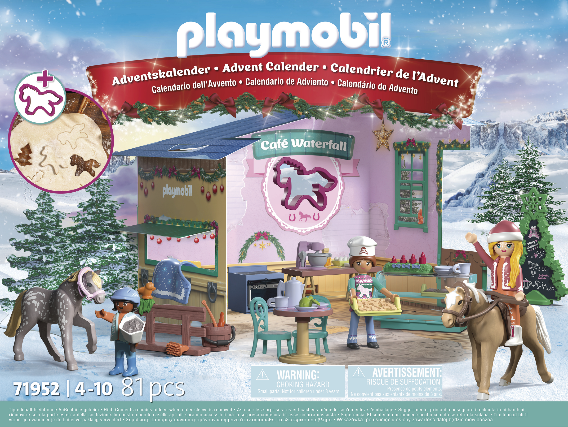 Playmobil Julekalender 2025 Julebagning i rytter-caféen
