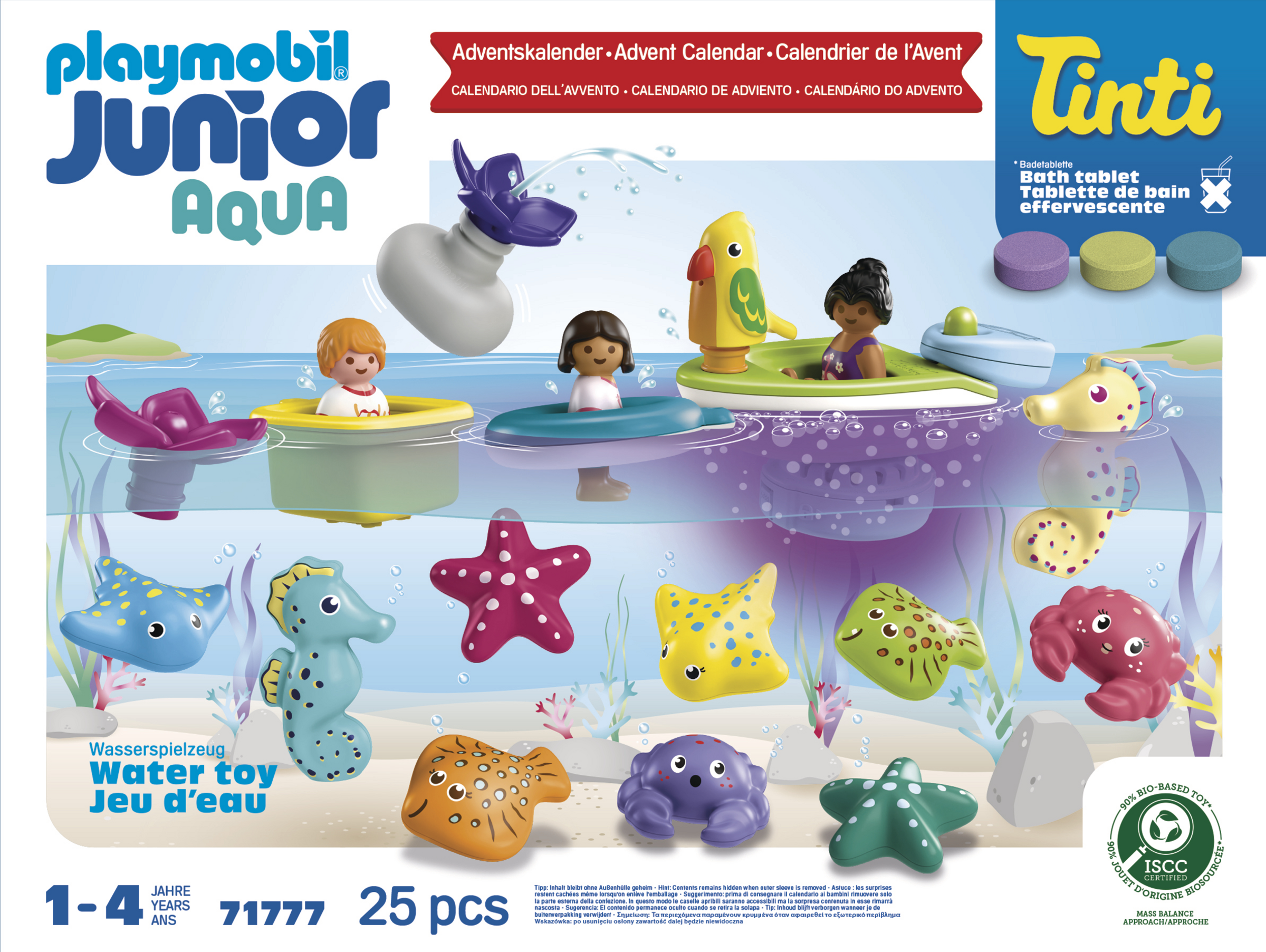 Playmobil JUNIOR & Tinti: Farverig badesjov Julekalender 2025