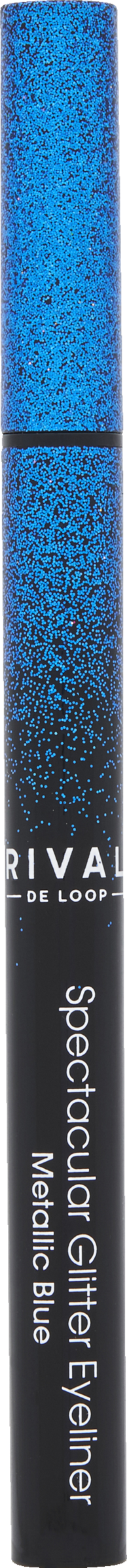 RIVAL DE LOOP Spektakulær glitter-eyeliner - Metallisk blå