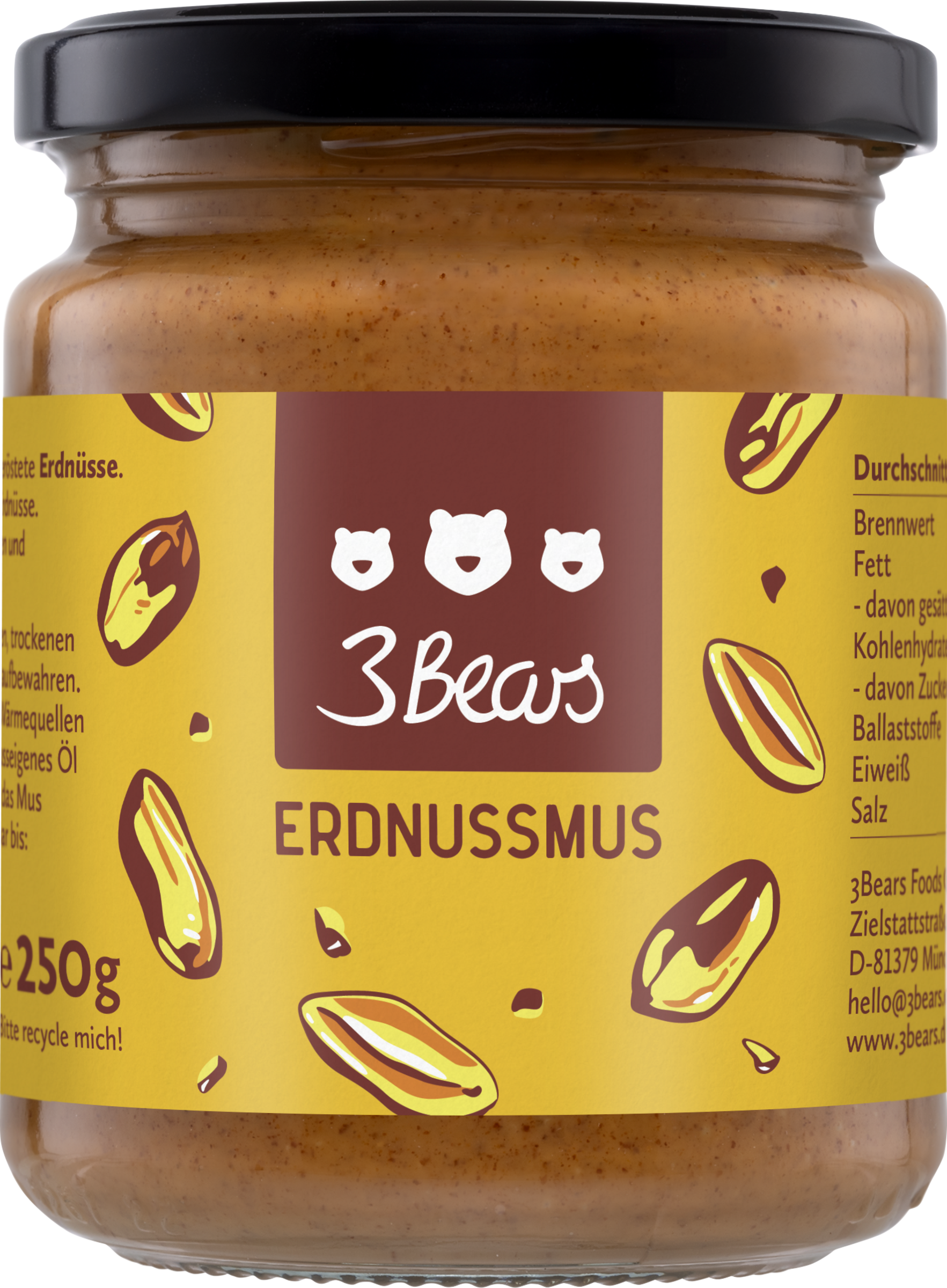 3Bears Jordnøddesmør