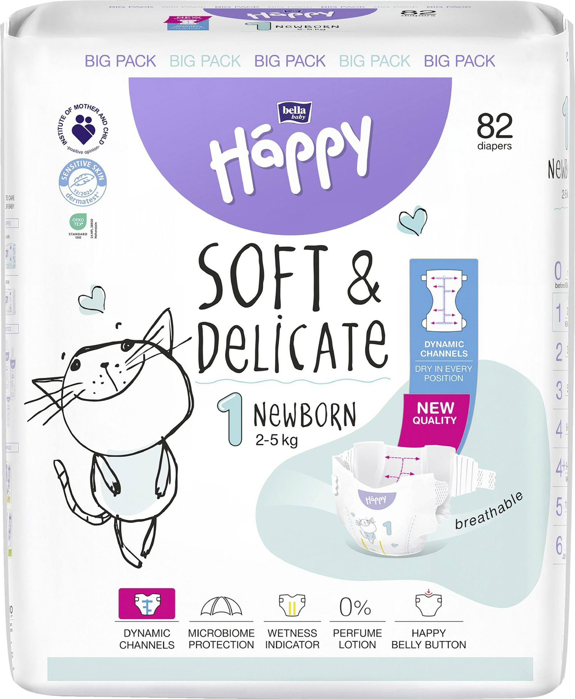 bella baby Happy Newborn bleer str. 1 (2-5 kg)