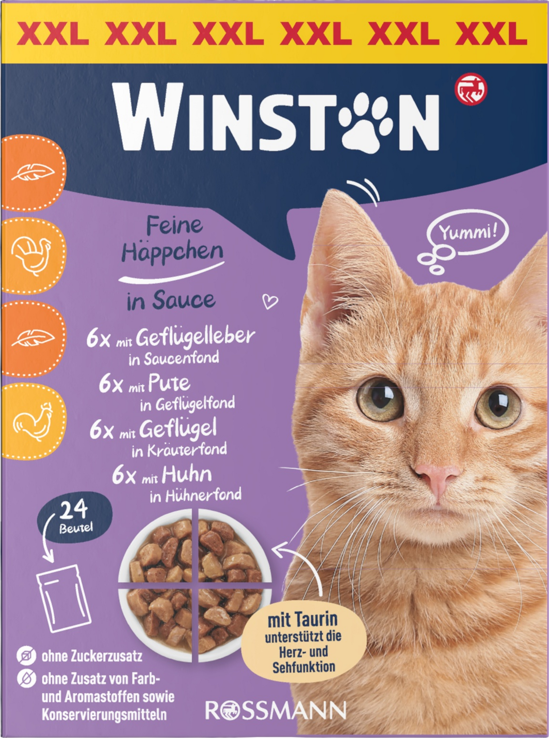 Winston Lækre bidder i sauce, multipack