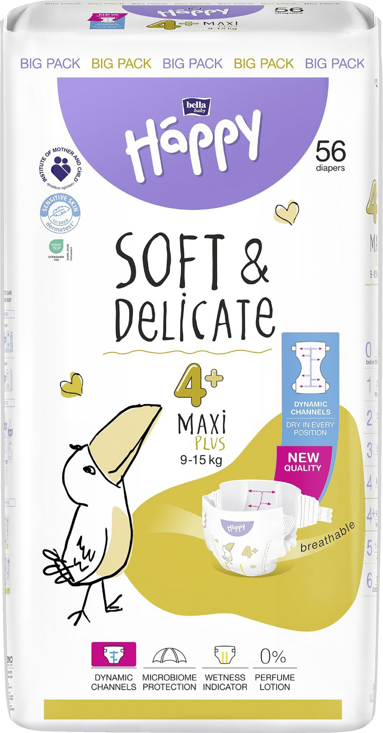 bella baby Happy Maxi Plus bleer str. 4+ (9-15 kg)