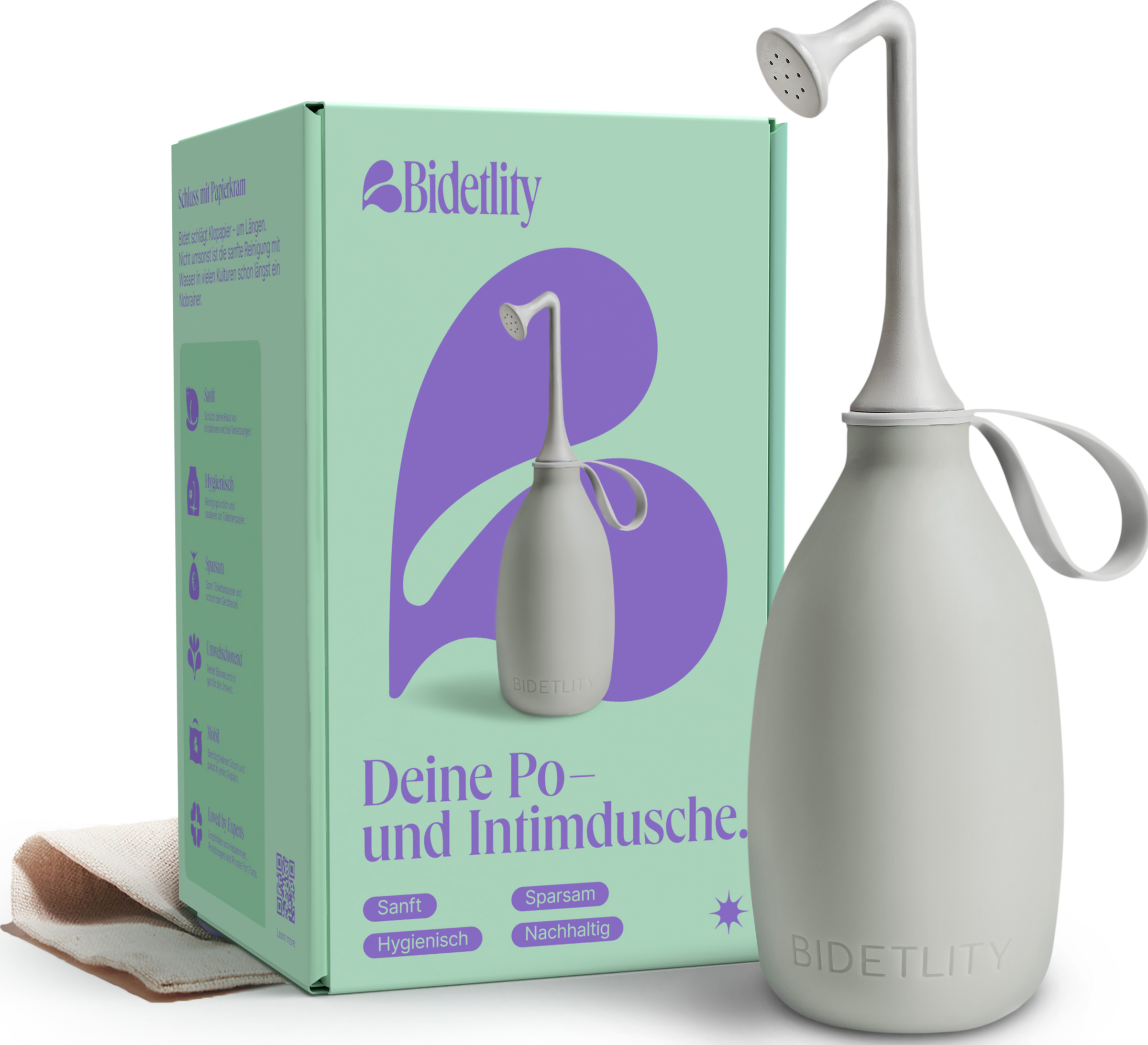 BIDETLITY Intim-bodyshampoo GENTLE GREY