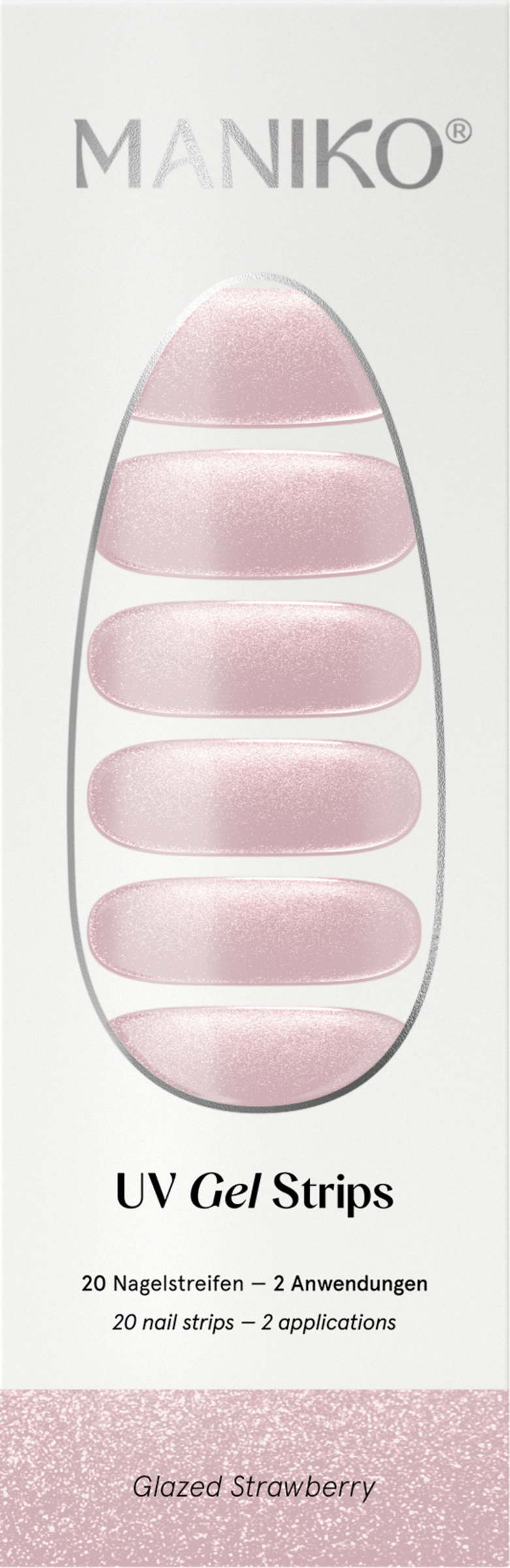 MANIKO UV Gel Strip Glazed Strawberry