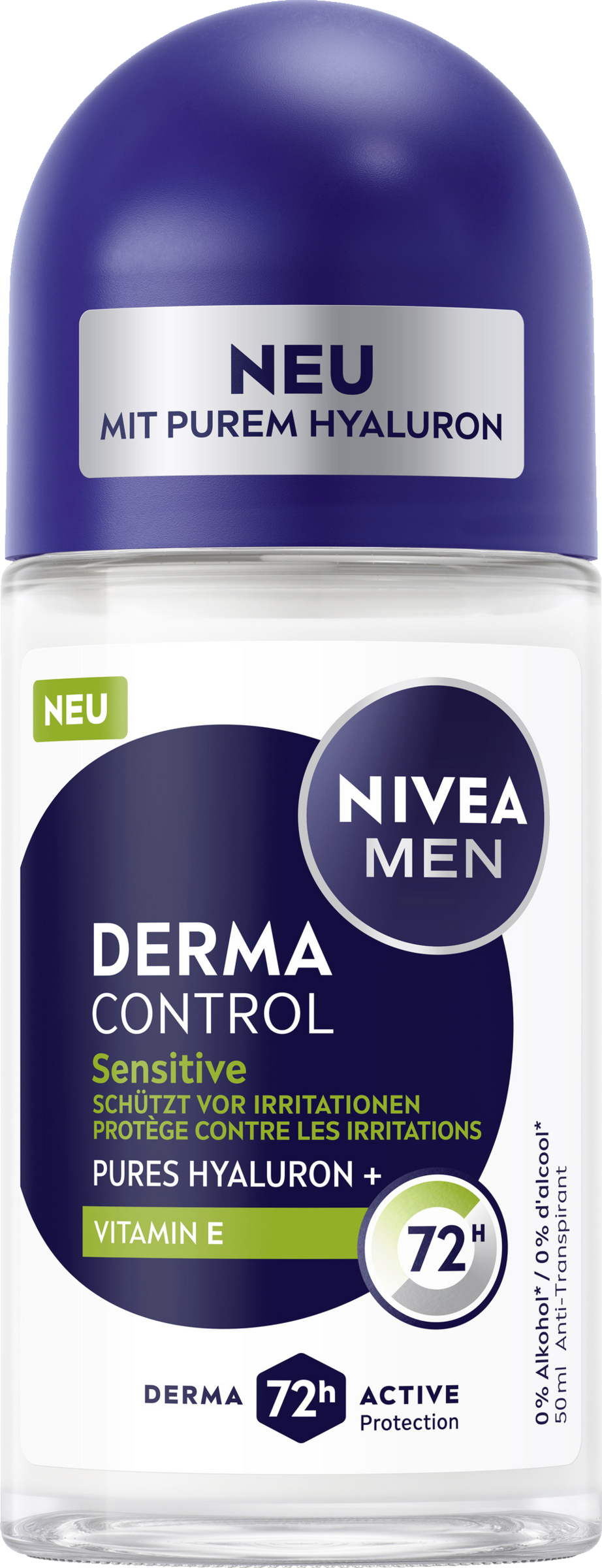 NIVEA MEN Derma Control Sensitiv roll-on deodorant