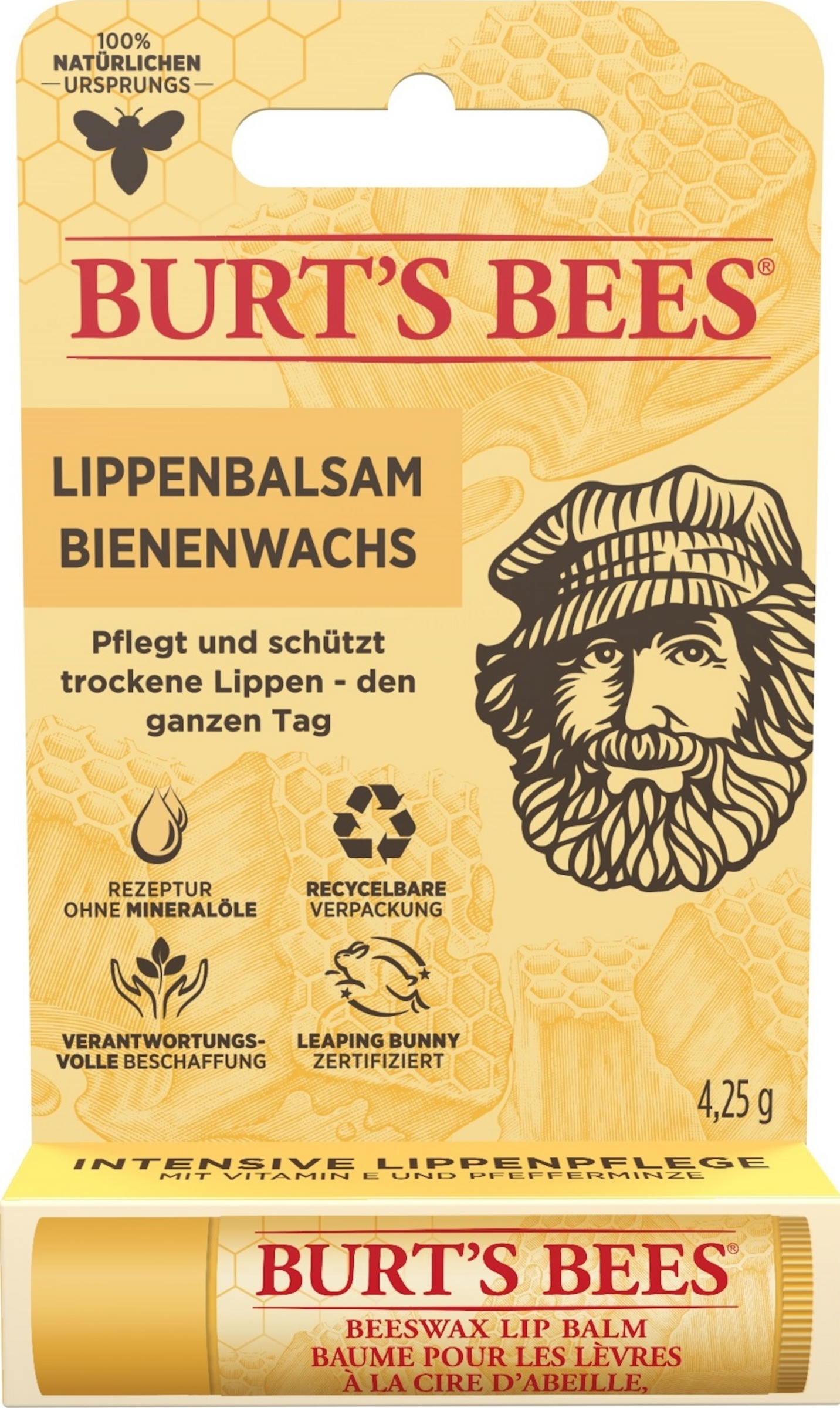 Burt's Bees Læbepomade bivoks