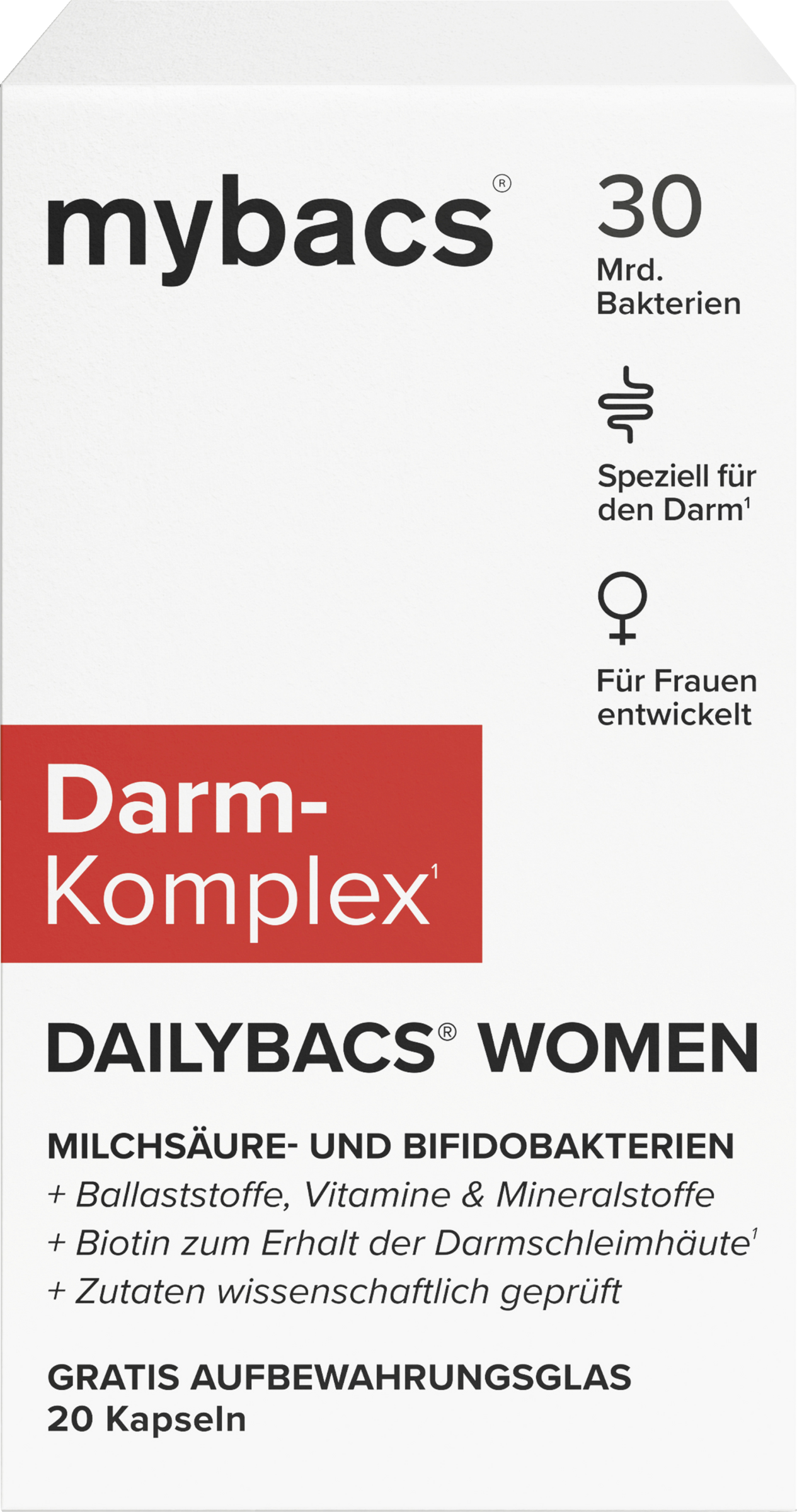 mybacs Dailybacs Women tarmkompleks-kapsler