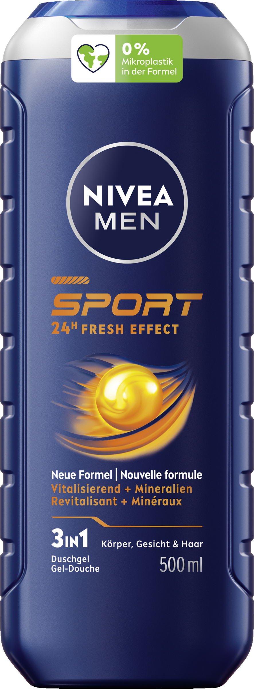 NIVEA MEN 3-i-1 Bodyshampoo Sport 24H Fresh Effect
