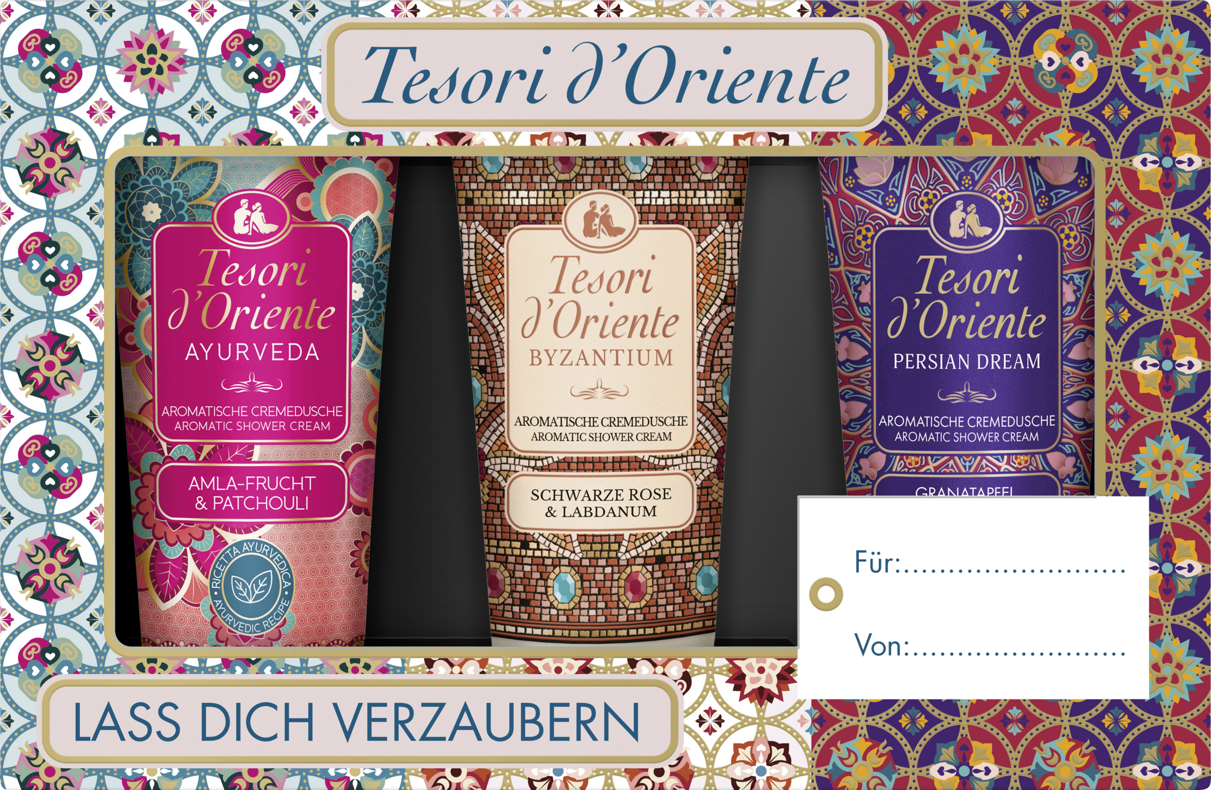 Tesori d'Oriente Lad dig fortrylle bodyshampoo gavesæt