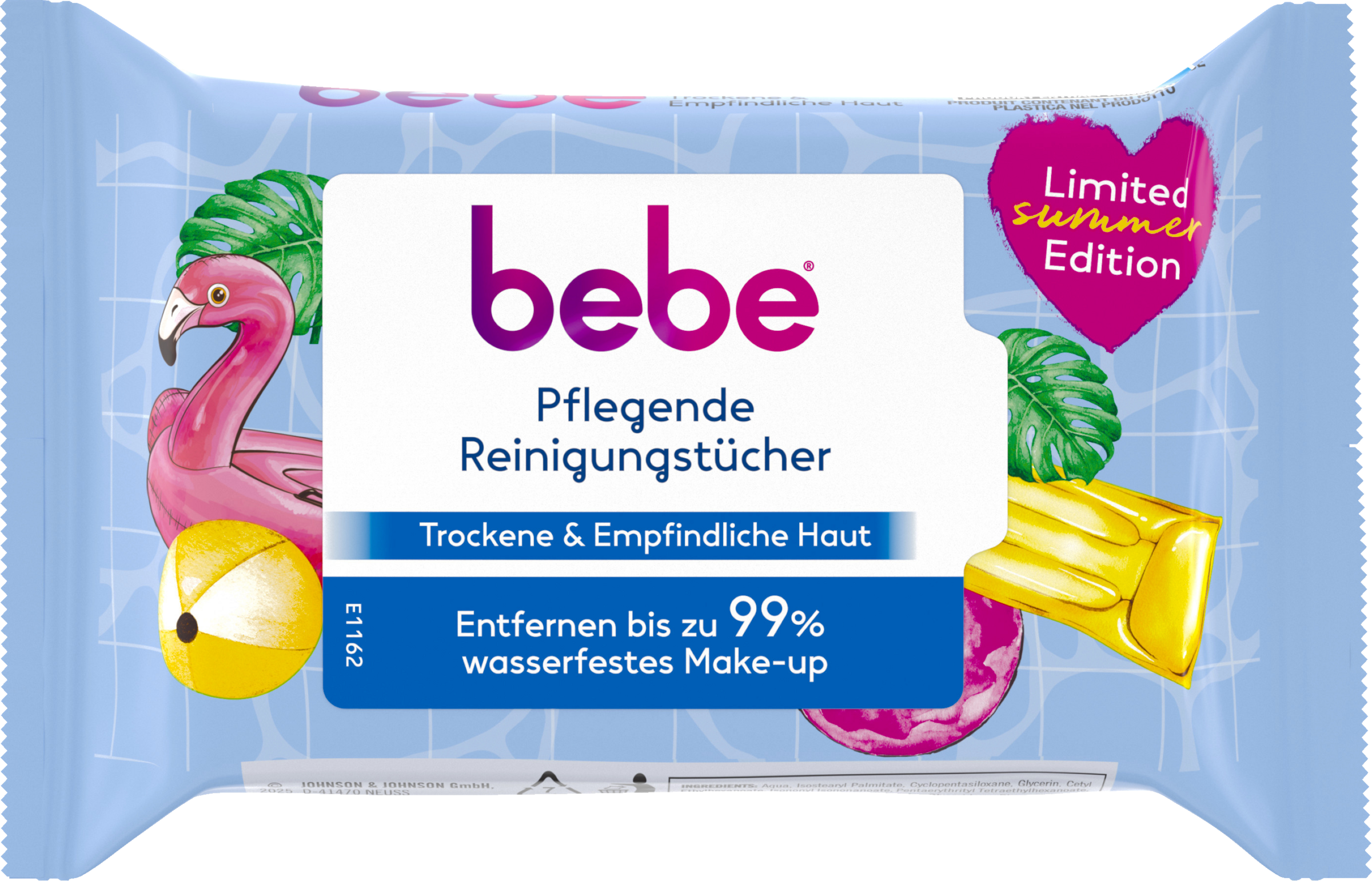 bebe 5-i-1 plejende renseservietter rejsestørrelse