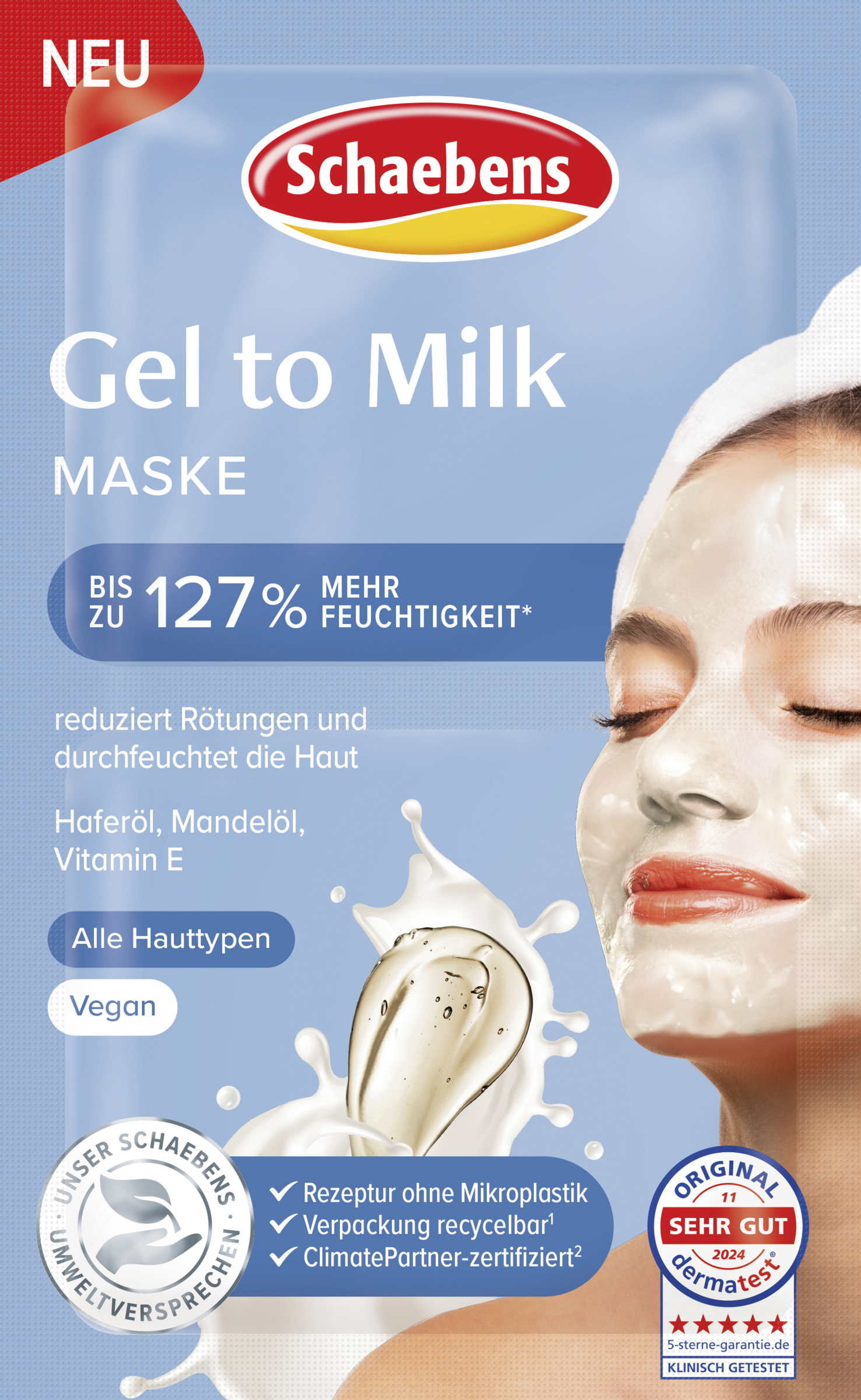 Schaebens Gel to Milk maske