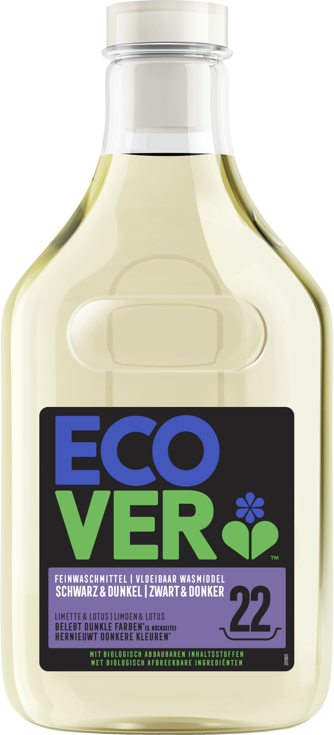 Ecover Finvaskemiddel Sort & Mørkt 22 vaske