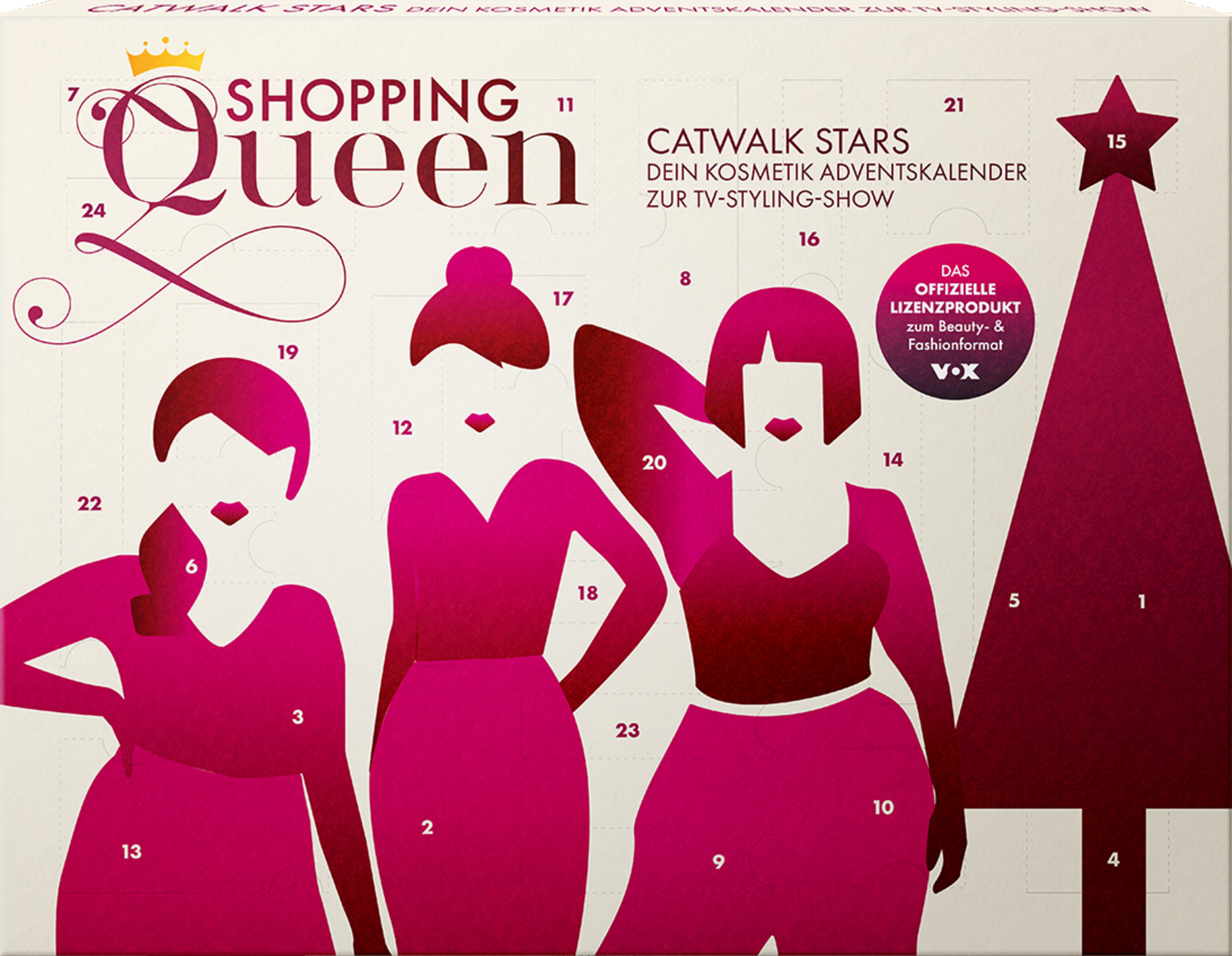 Shopping Queen Catwalk Stars - Din kosmetik-julekalender til tv-stylingshowet 2025