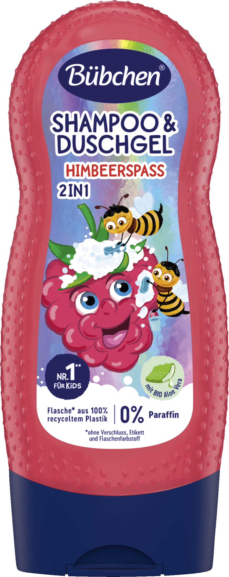 Bübchen 2 i 1 shampoo og vaskegel Raspberry