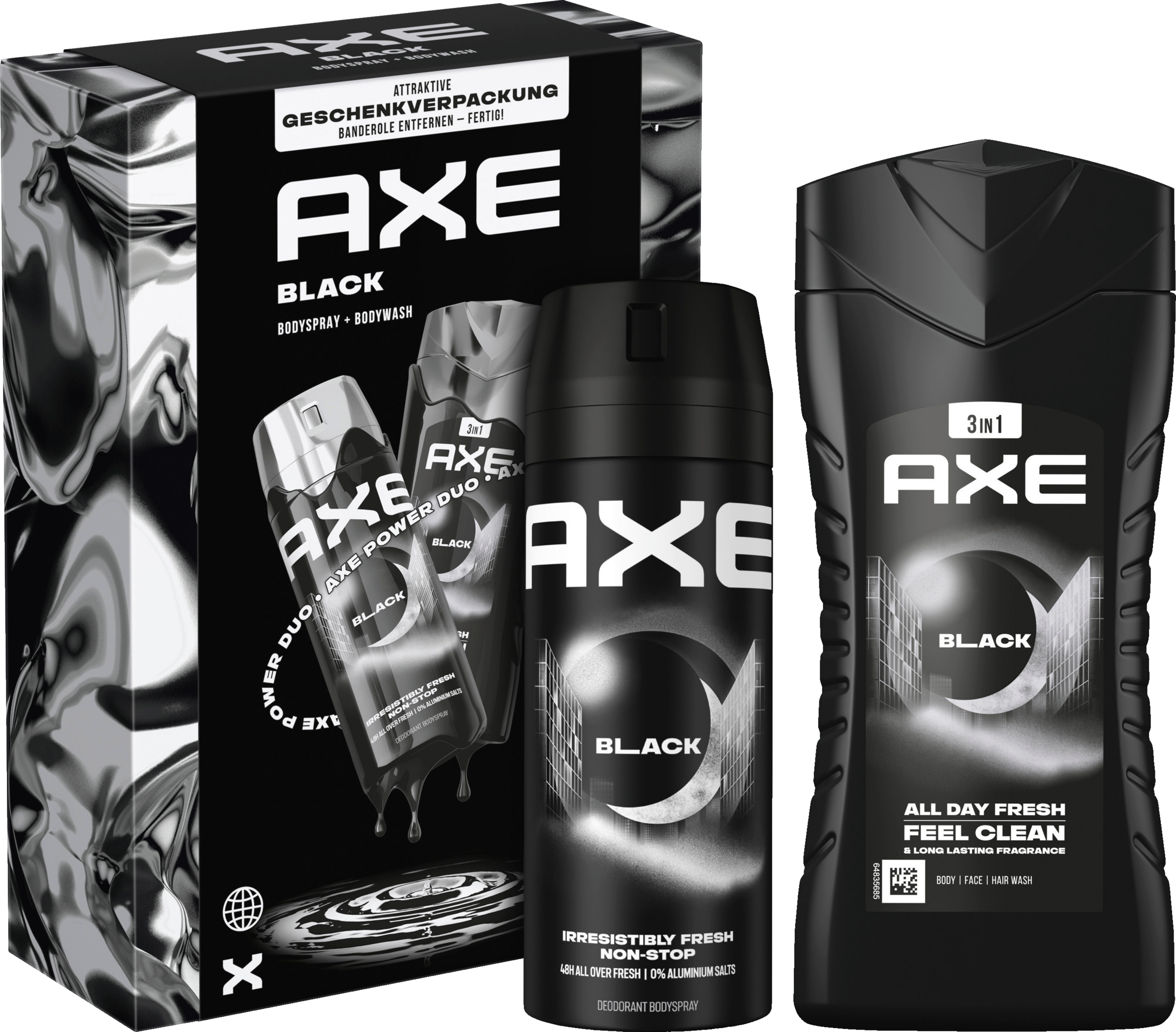AXE Black gavesæt