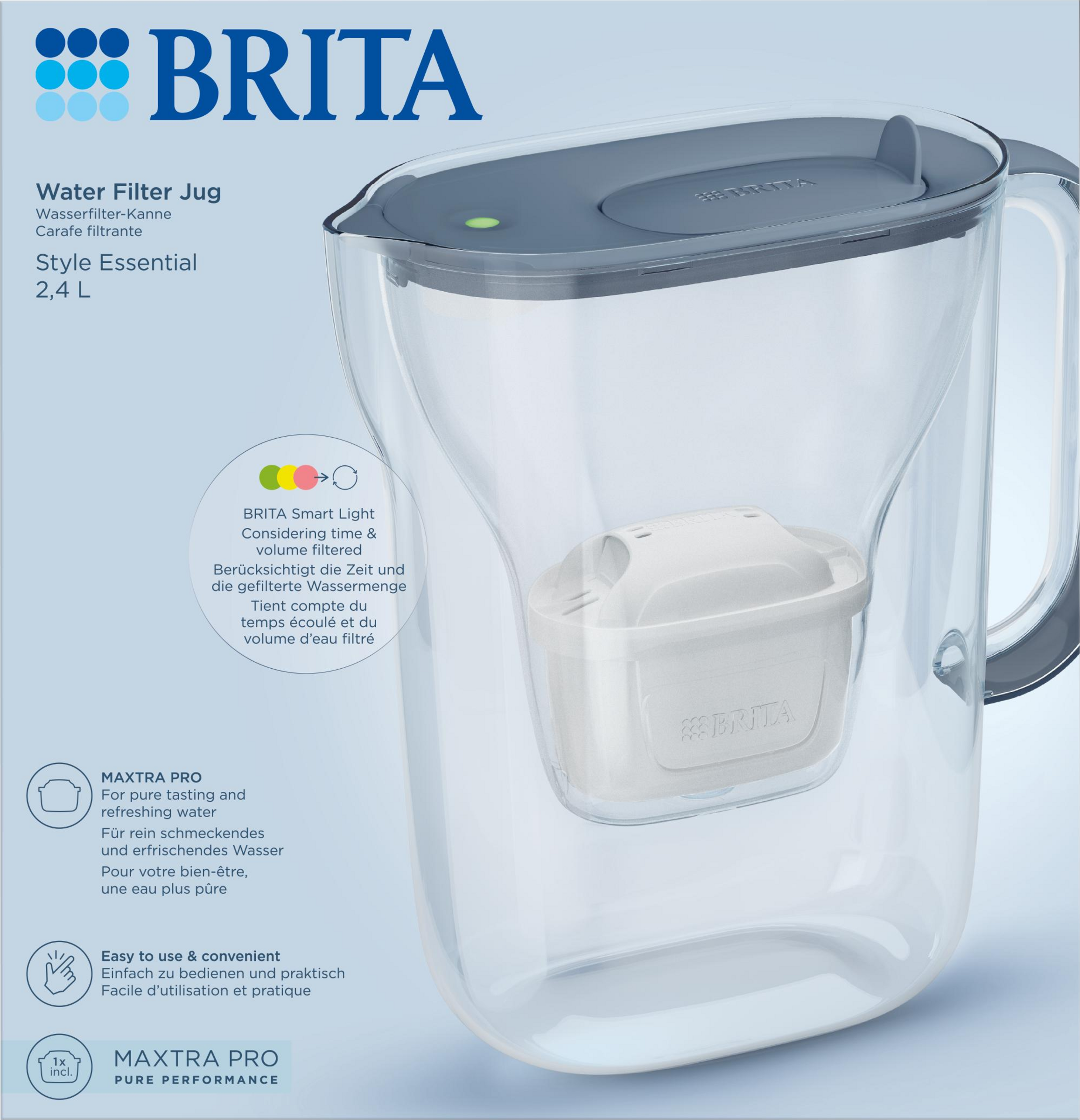 Brita Bordvandfilter Style Essential stone blue