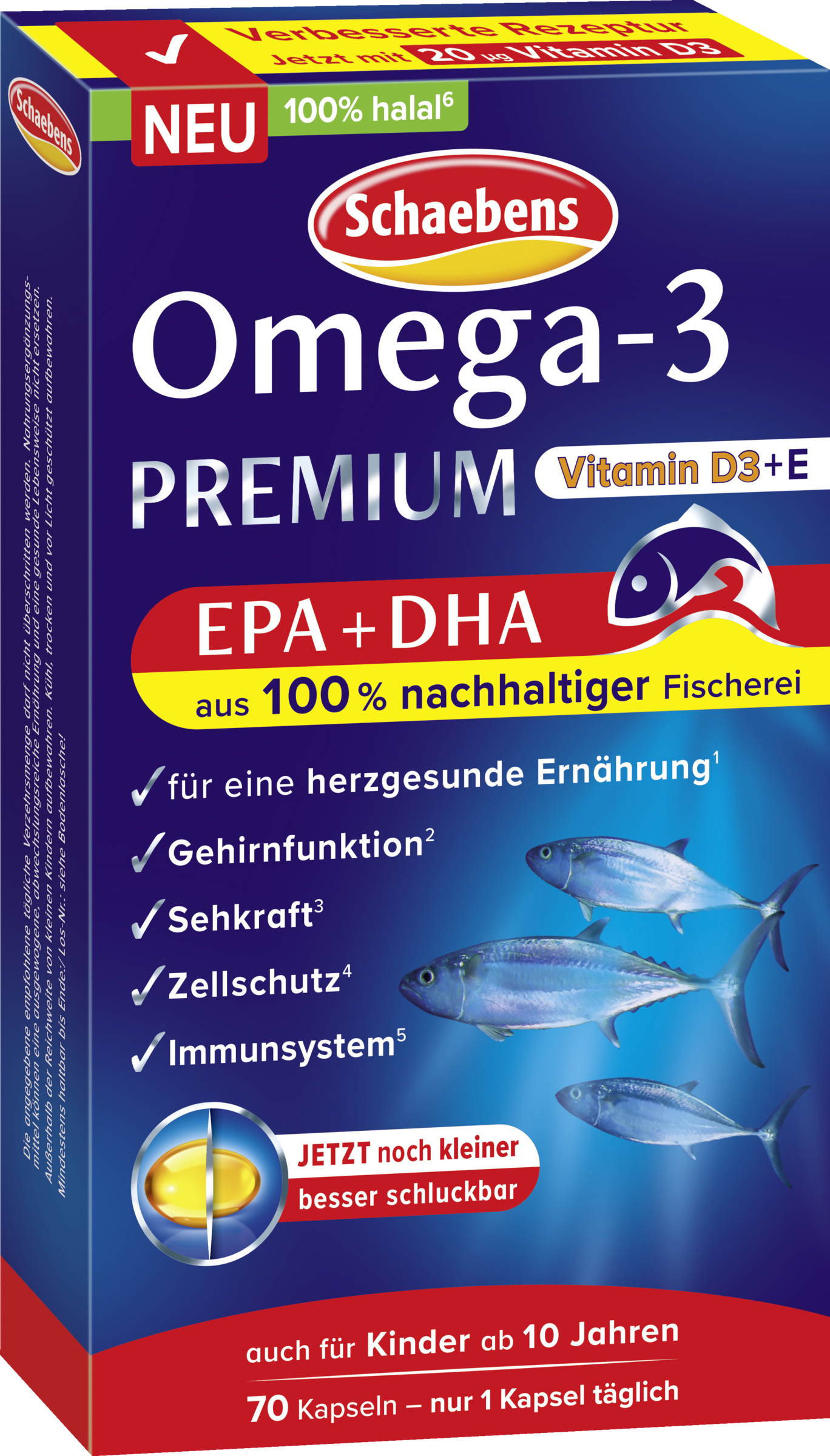 Schaebens Omega-3 Premium kapsler