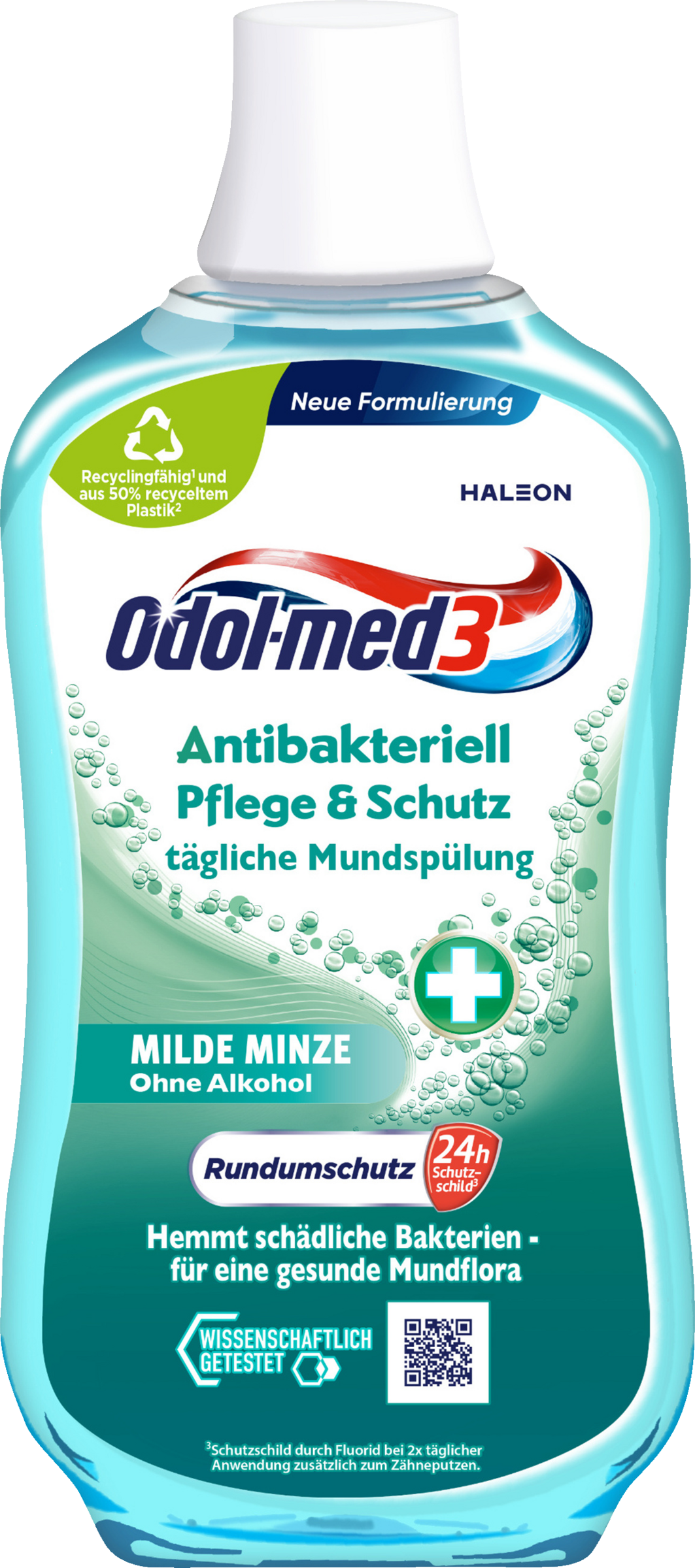Odol med3 Antibakteriel plejende og beskyttende mundskyl