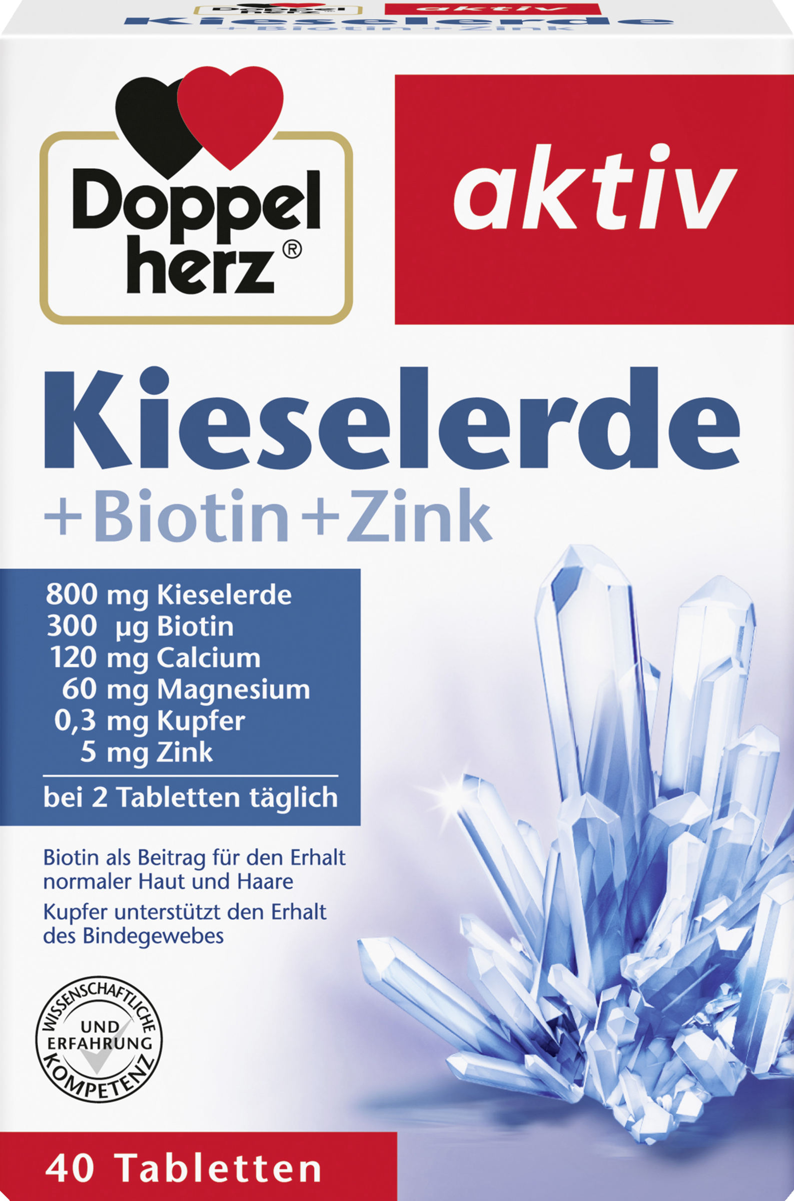 Doppelherz aktiv Silica + Biotin + Zink