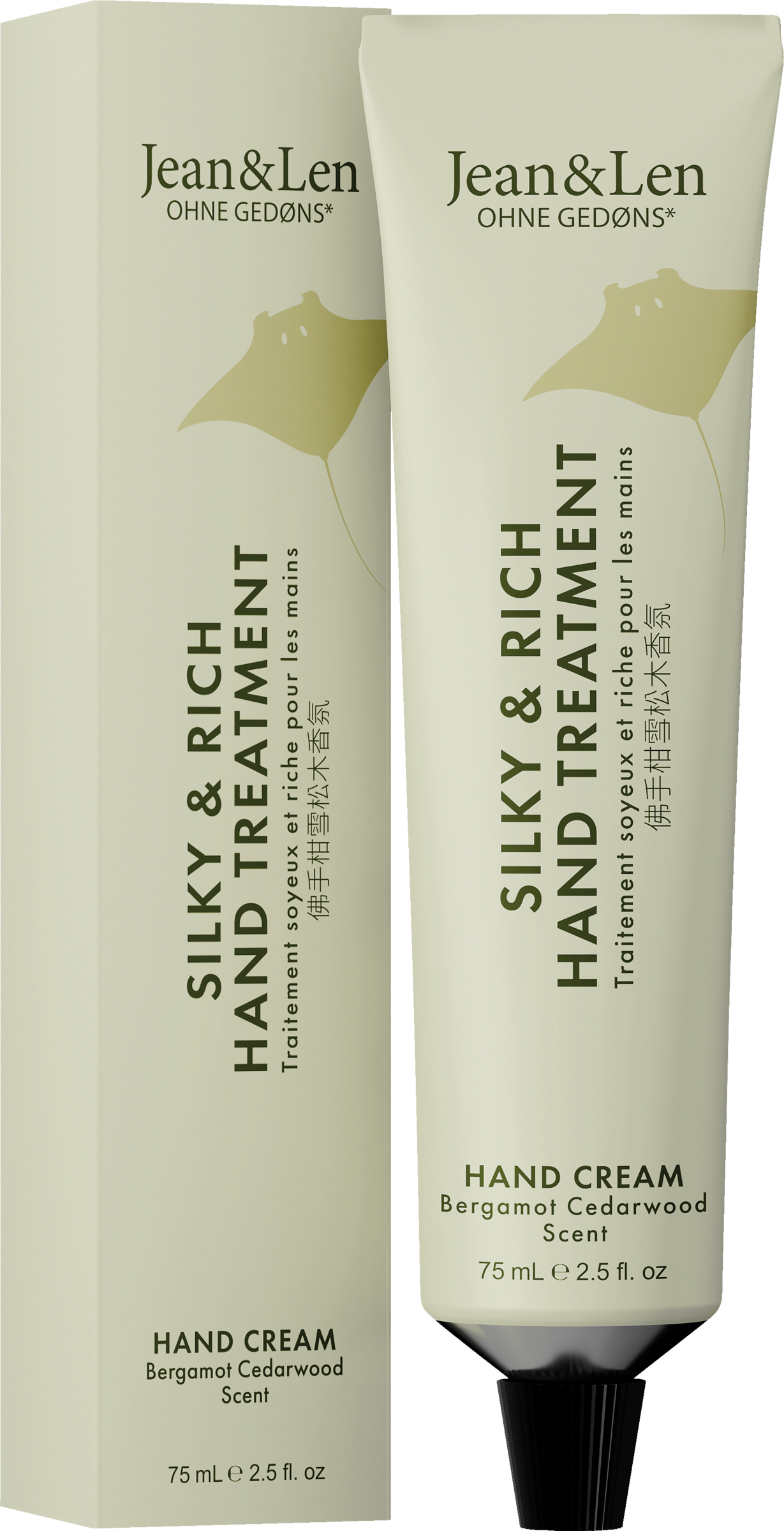 Jean&Len Håndcreme med bergamot/cedertræ