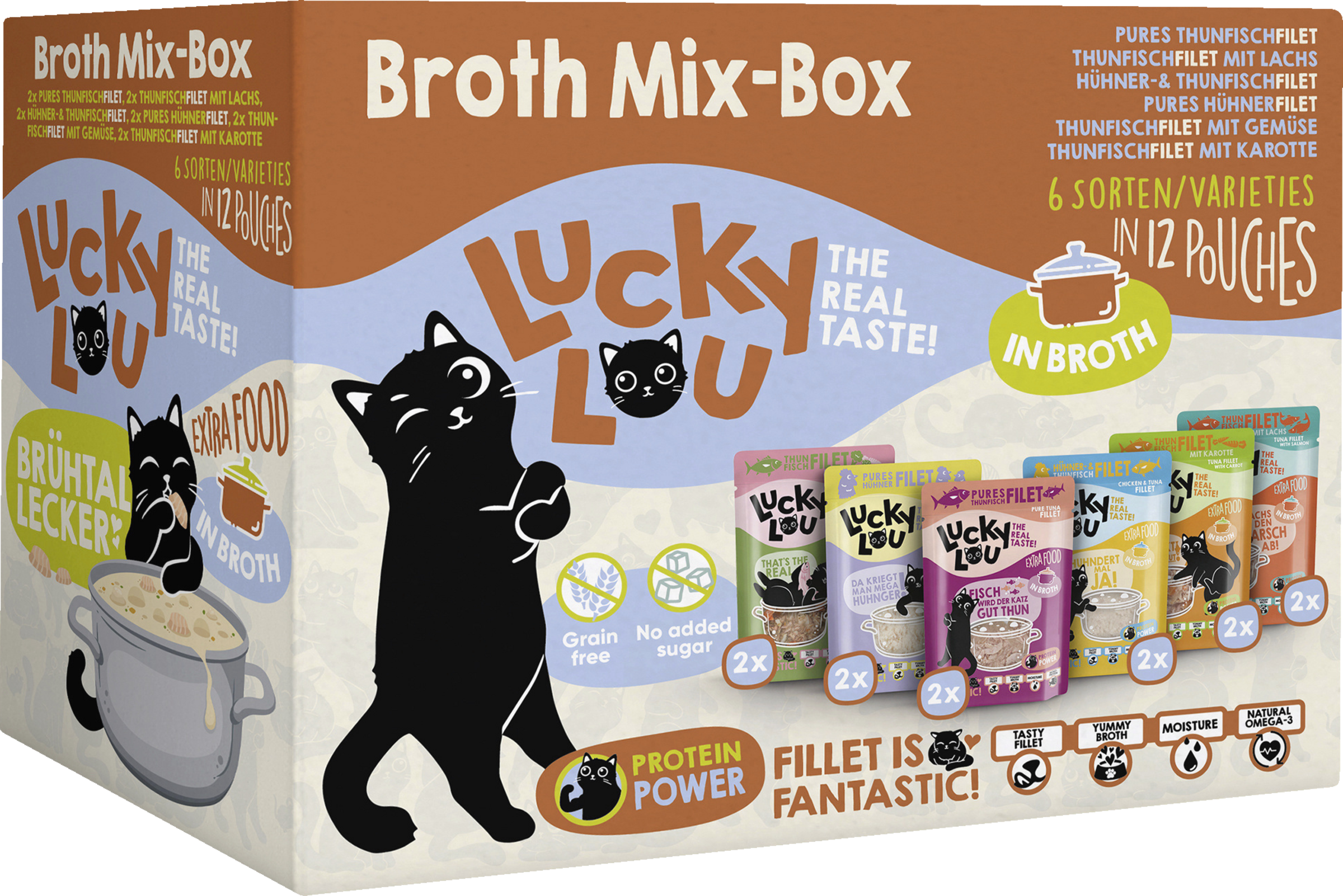 Lucky Lou Extra Food Bouillon-blandingskasse
