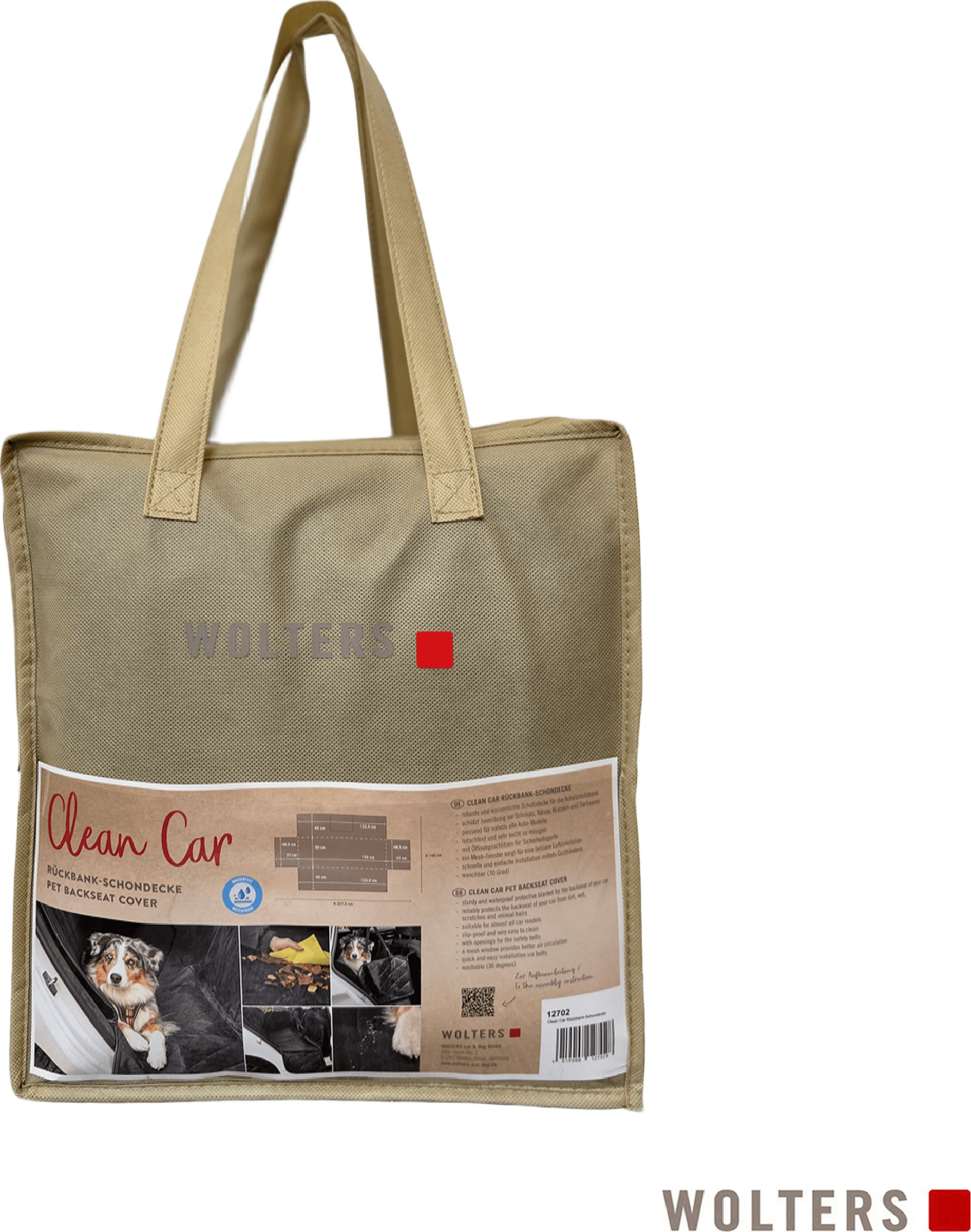 WOLTERS Clean Car bagsædetæppe