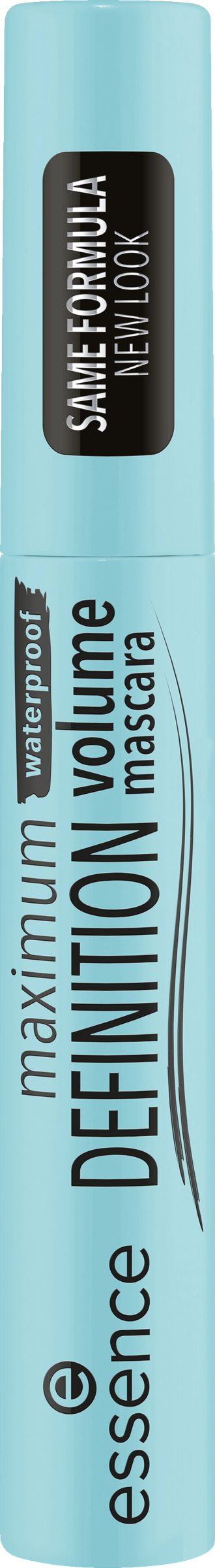 essence maximum DEFINITION waterproof volume mascara