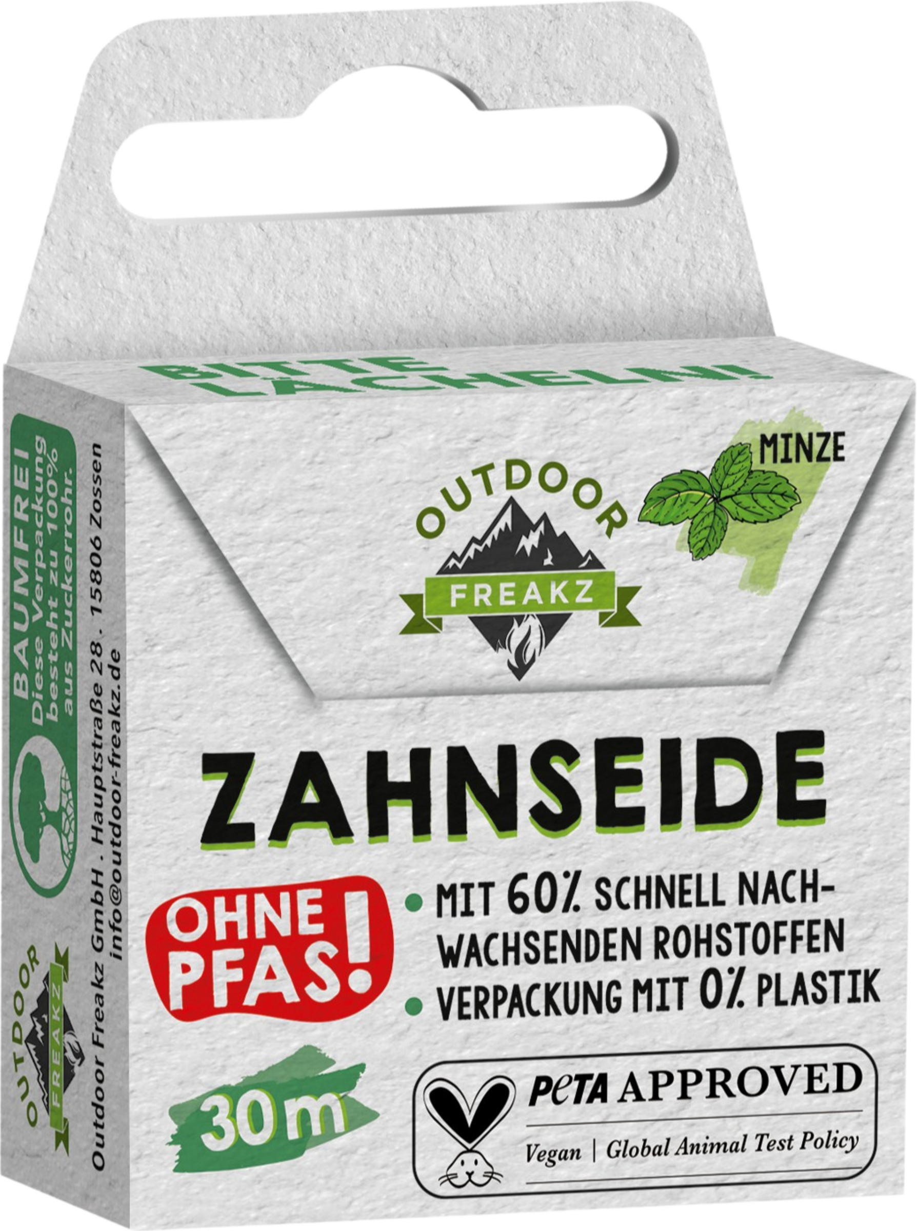 Outdoor Freakz Naturlig tandtråd