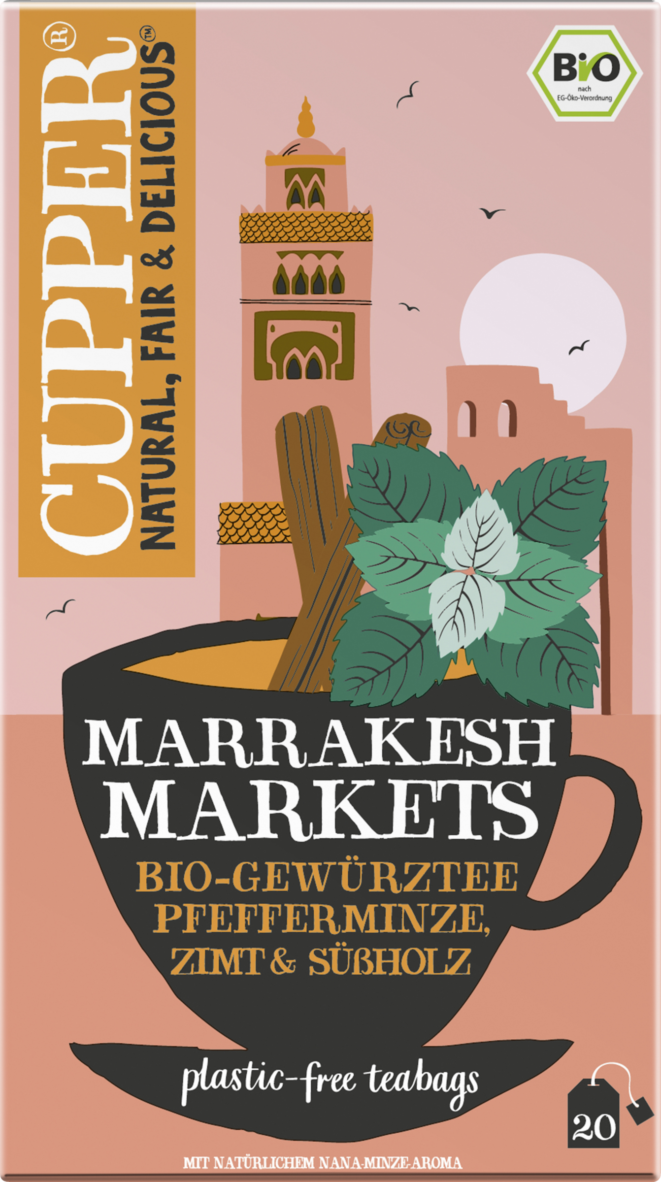 Cupper Marrakesh Markets Bio-krydderte